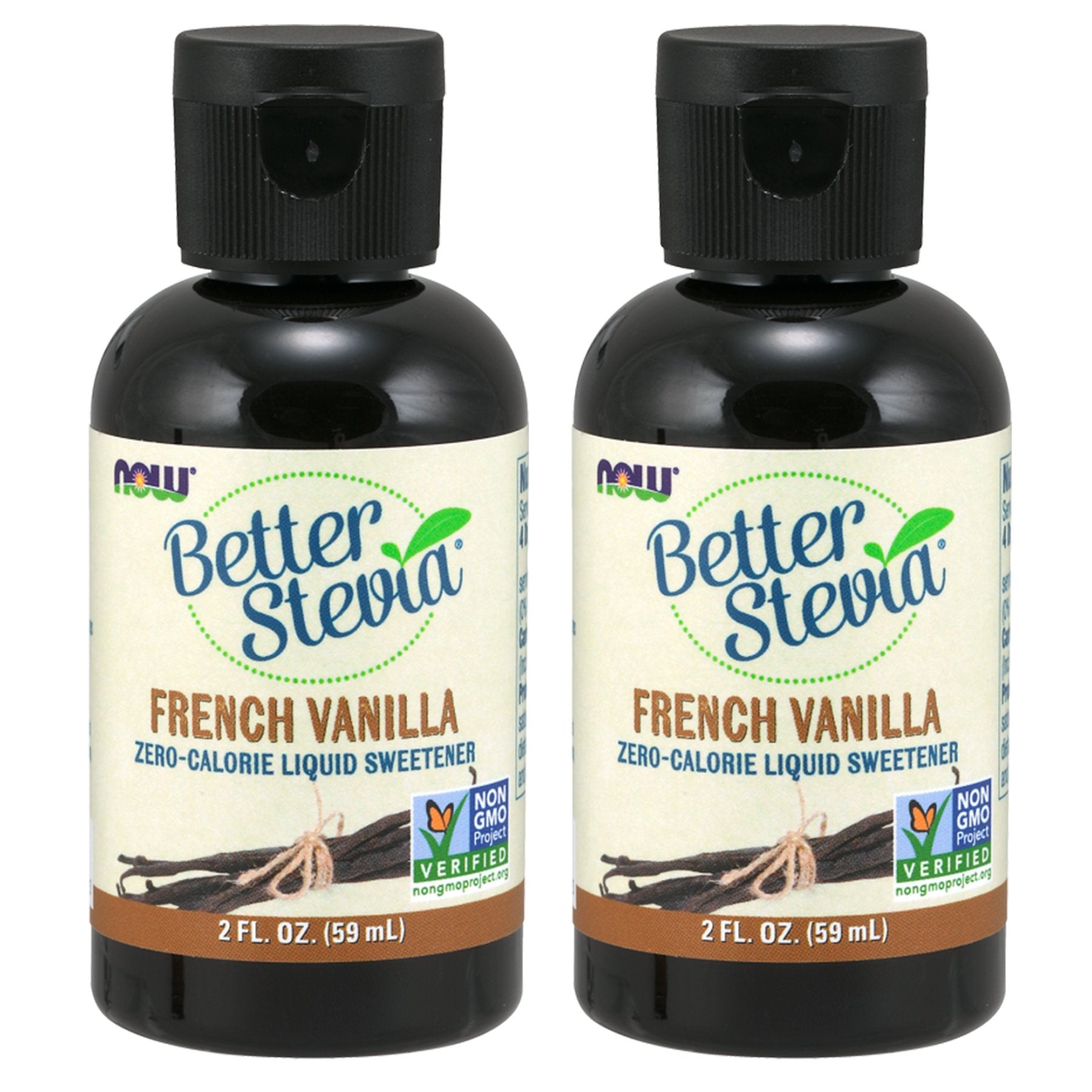 NOW Foods BetterStevia Liquid Extract (French Vanilla) Capsule 4 Count