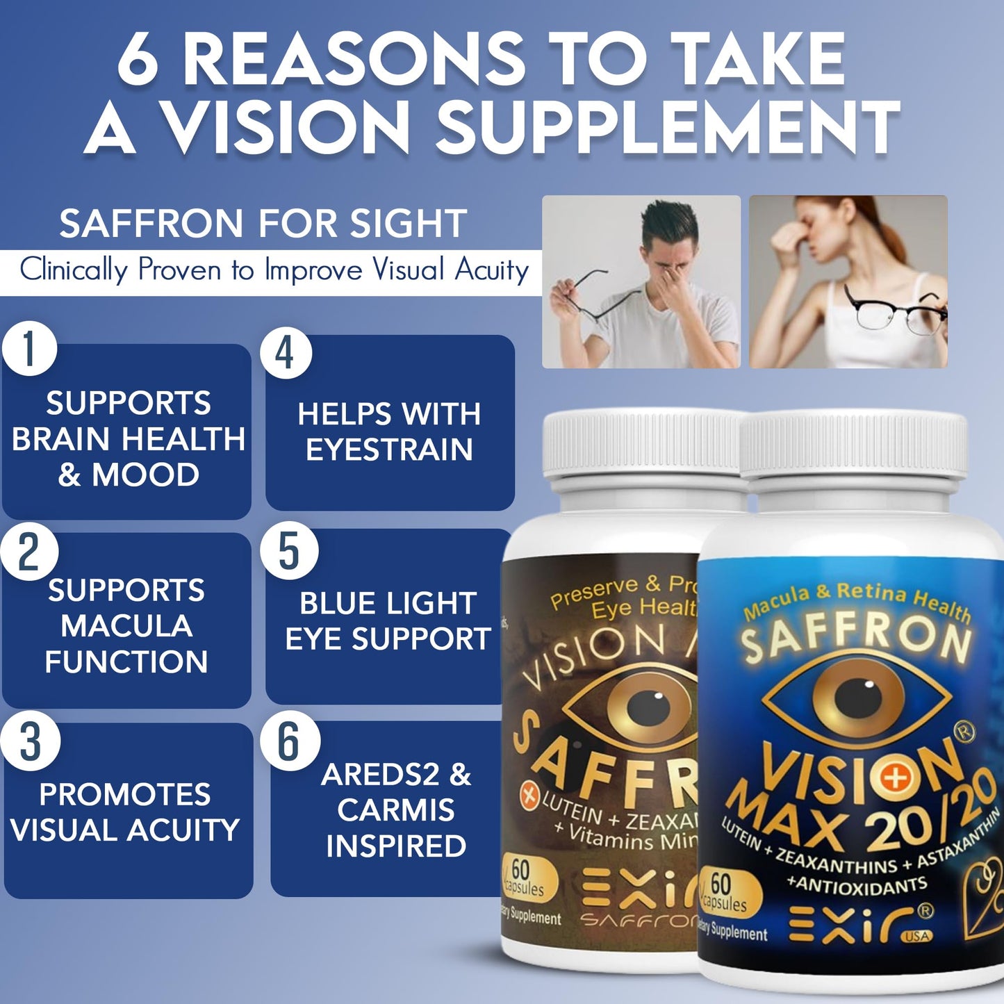 EXIR Eye Vitamins 120 Capsules