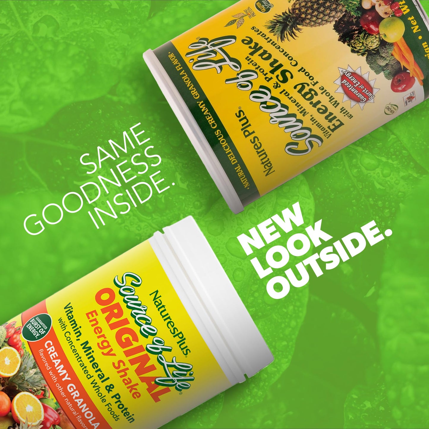 NaturesPlus Source of Life Energy Shake Creamy Granola Powder 70.4