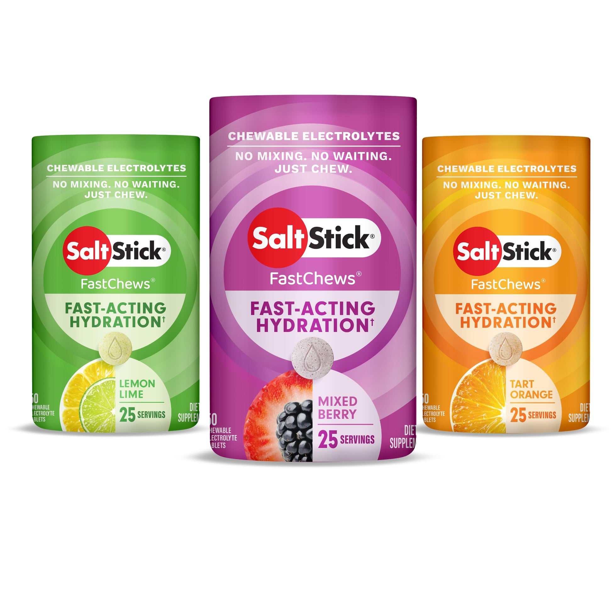 SaltStick Electrolyte FastChews Best Sellers Variety Pack Chewables 150