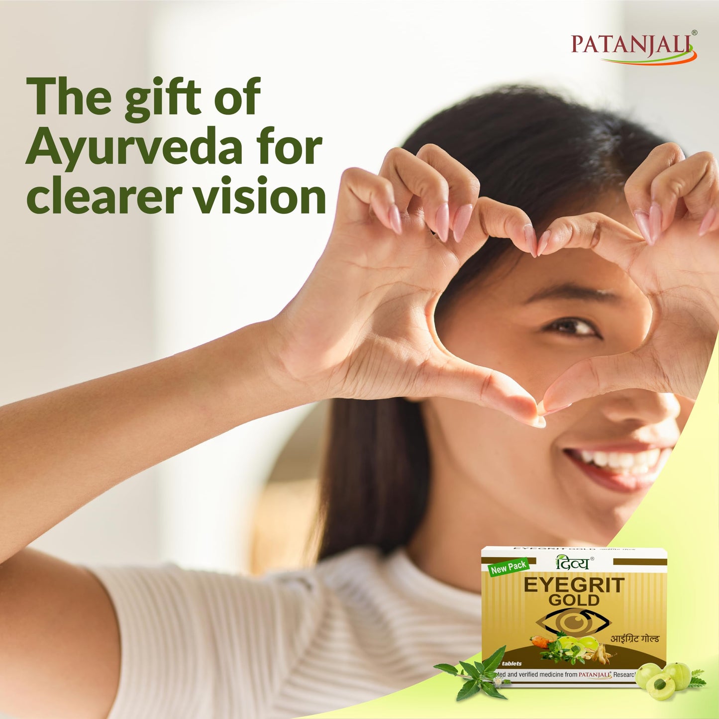 Patanjali Eyegrit Gold 20 Tablets