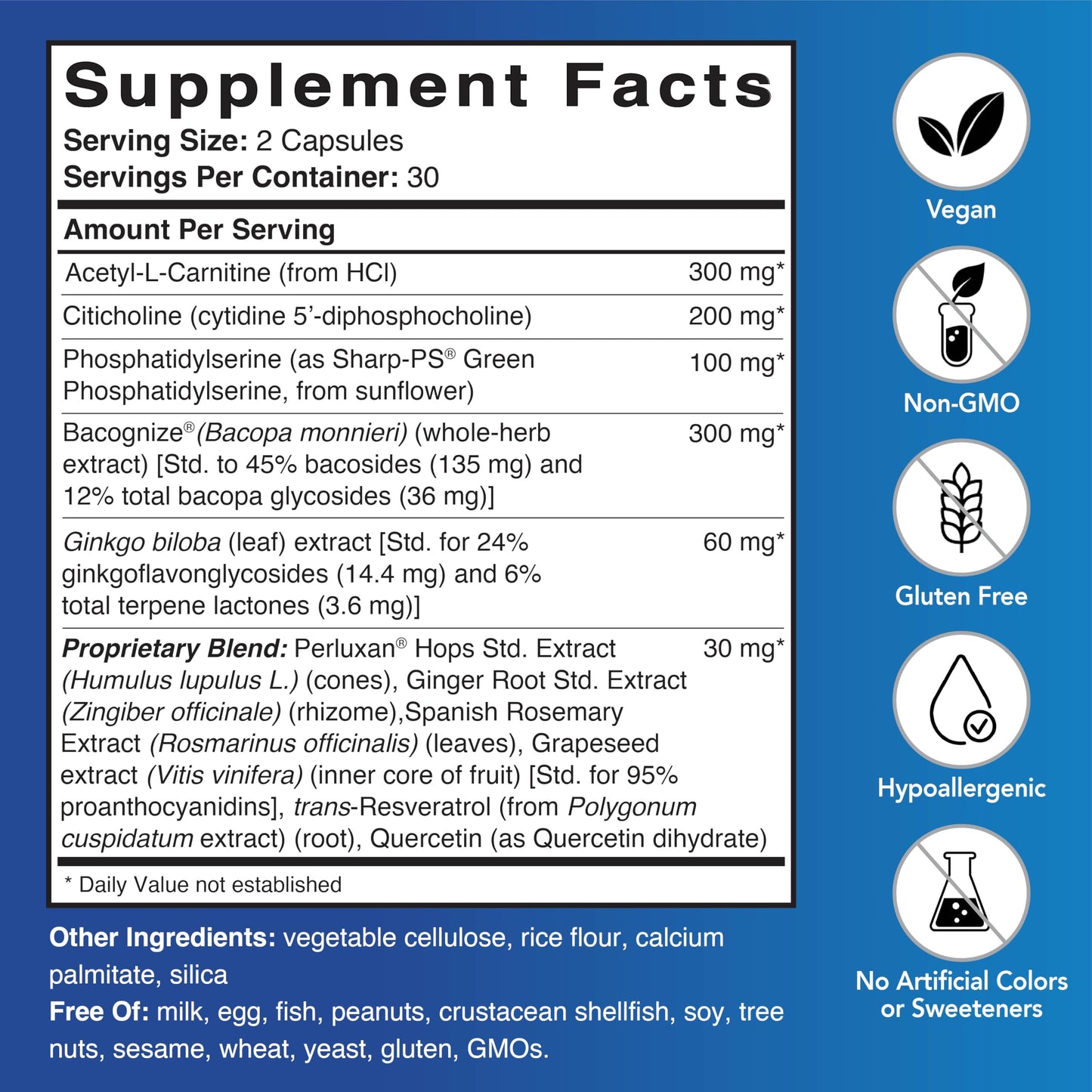 Patient One NeuroOne Capsules, 60 Count