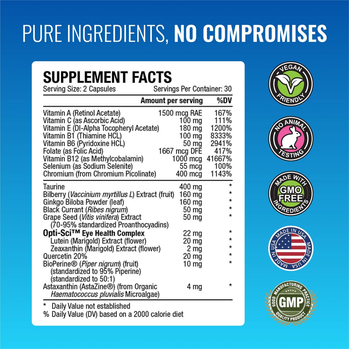 Approved Science EyeSyl Eye Support Supplement 60 Capsules