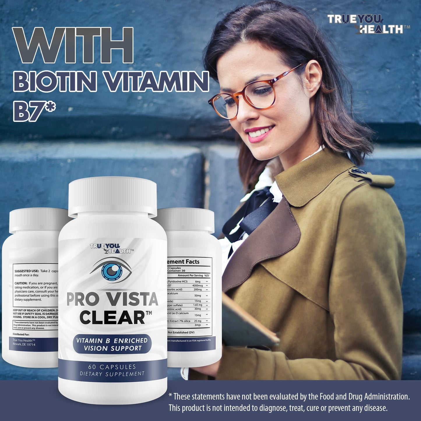 True You Health Pro Vista Clear for Eyes Capsule 1 Count