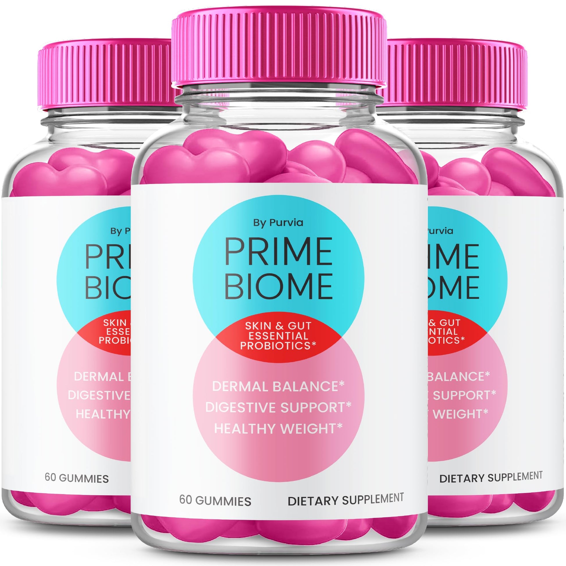 Purvia Prime Biome Gummies 180 Gummies