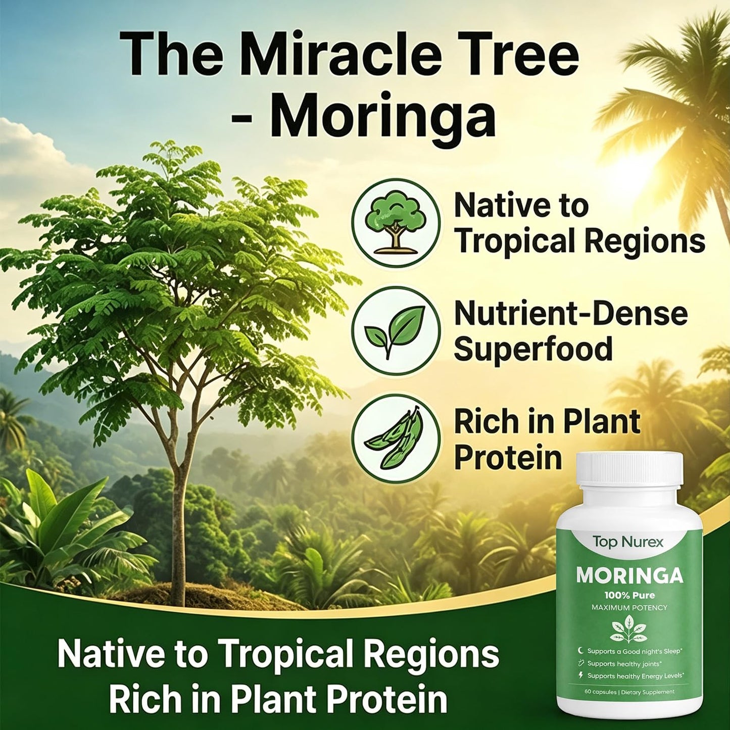 Top Nurex Moringa Capsule 60 Count