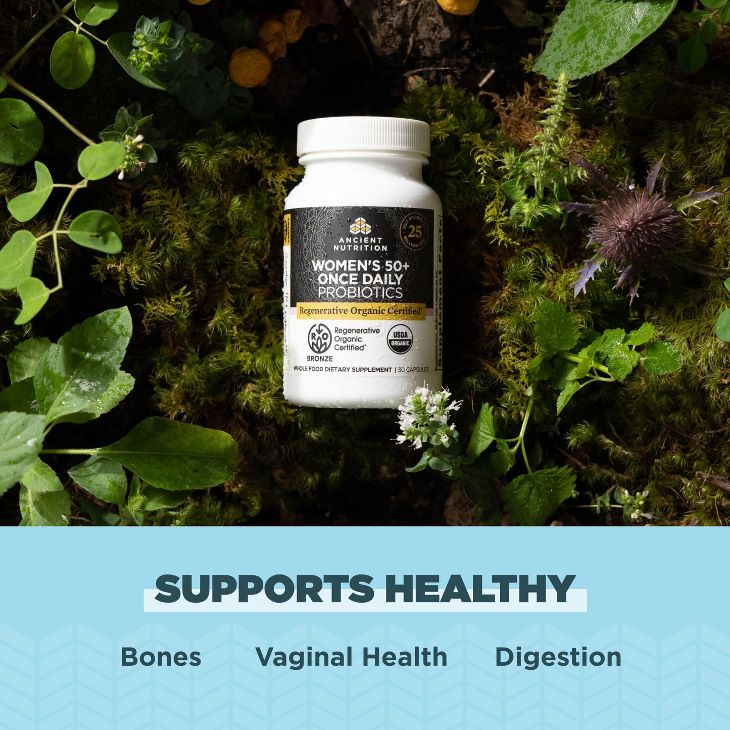 Ancient Nutrition Probiotics Capsules & Multi Collagen Capsules, 180 Count