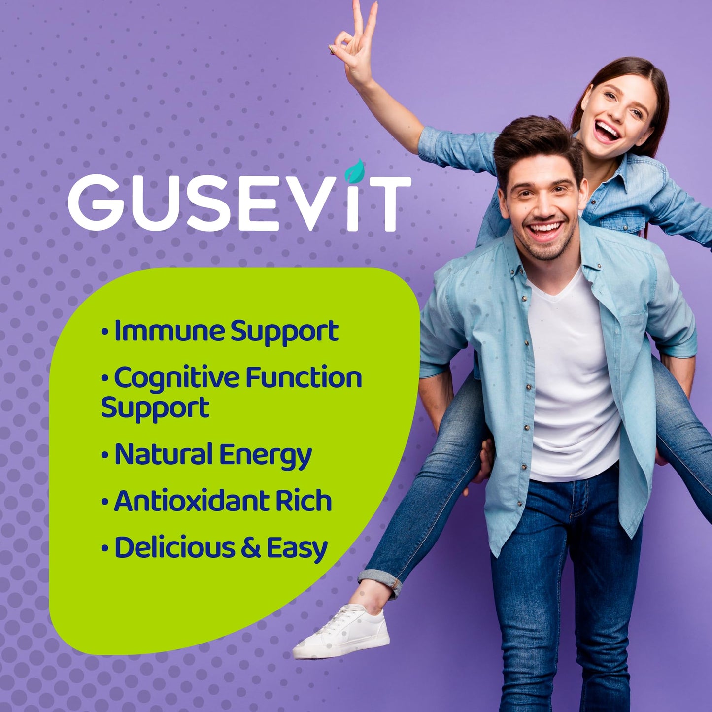 Gusevit Mushroom Gummies 60 Count