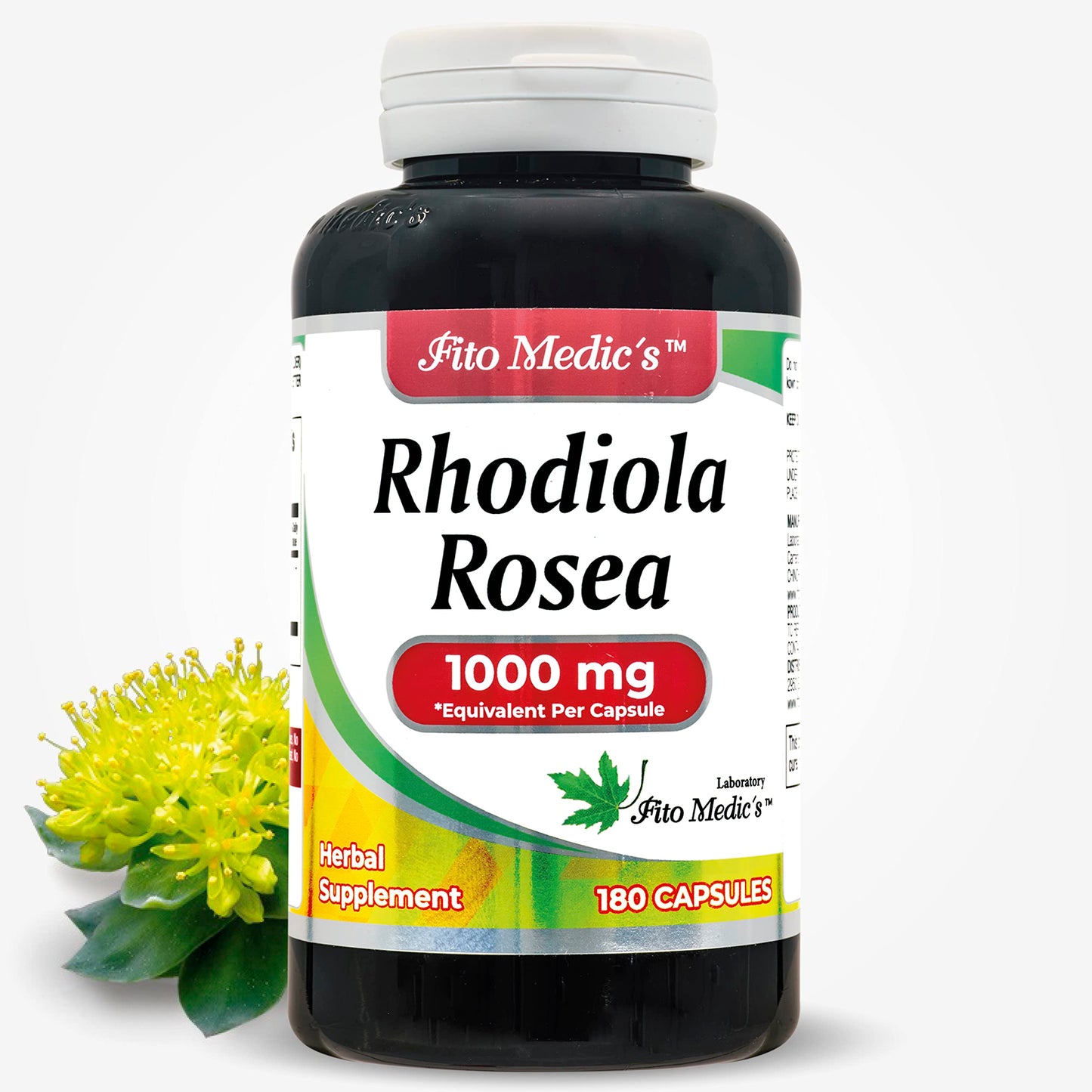 FITO MEDIC'S Rhodiola Rosea Supplement Capsules 360