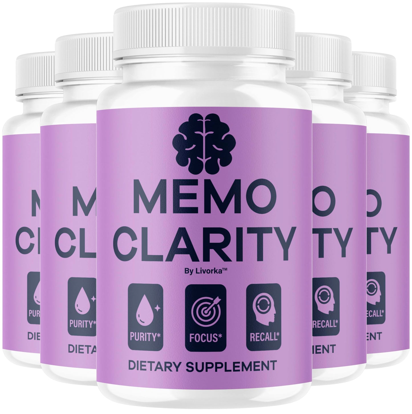 LIVORKA Memo Clarity Capsules, 300 Capsules