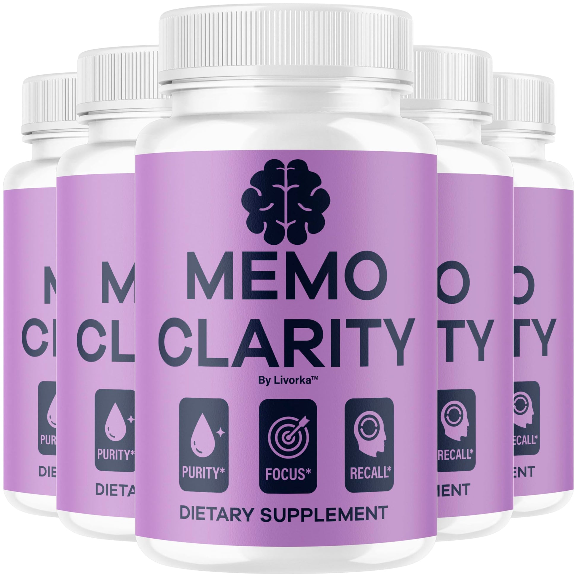 LIVORKA Memo Clarity Capsules, 300 Capsules