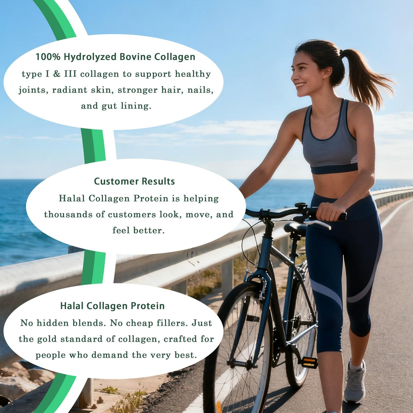 Lexenic Halal Collagen Protein Powder 1 oz