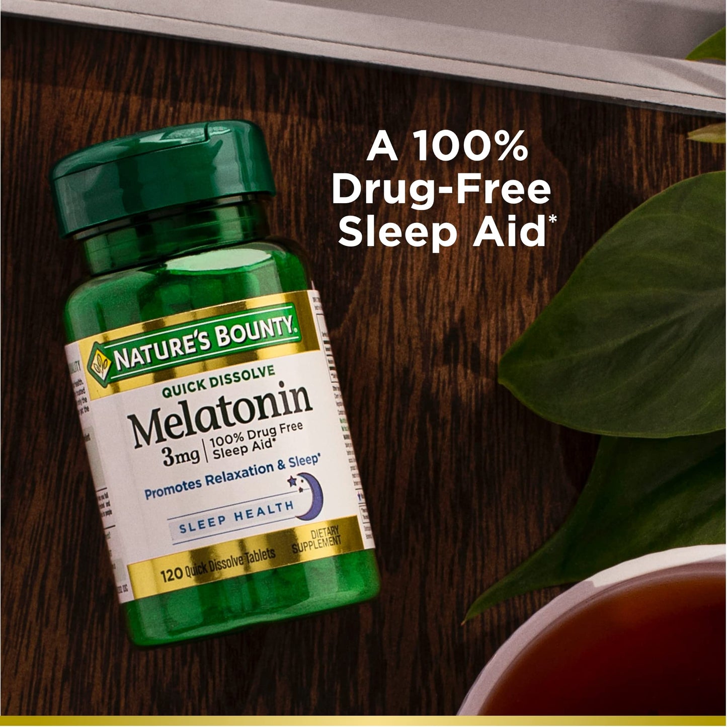 Nature's Bounty Melatonin 3 mg Tablets, 120 Count