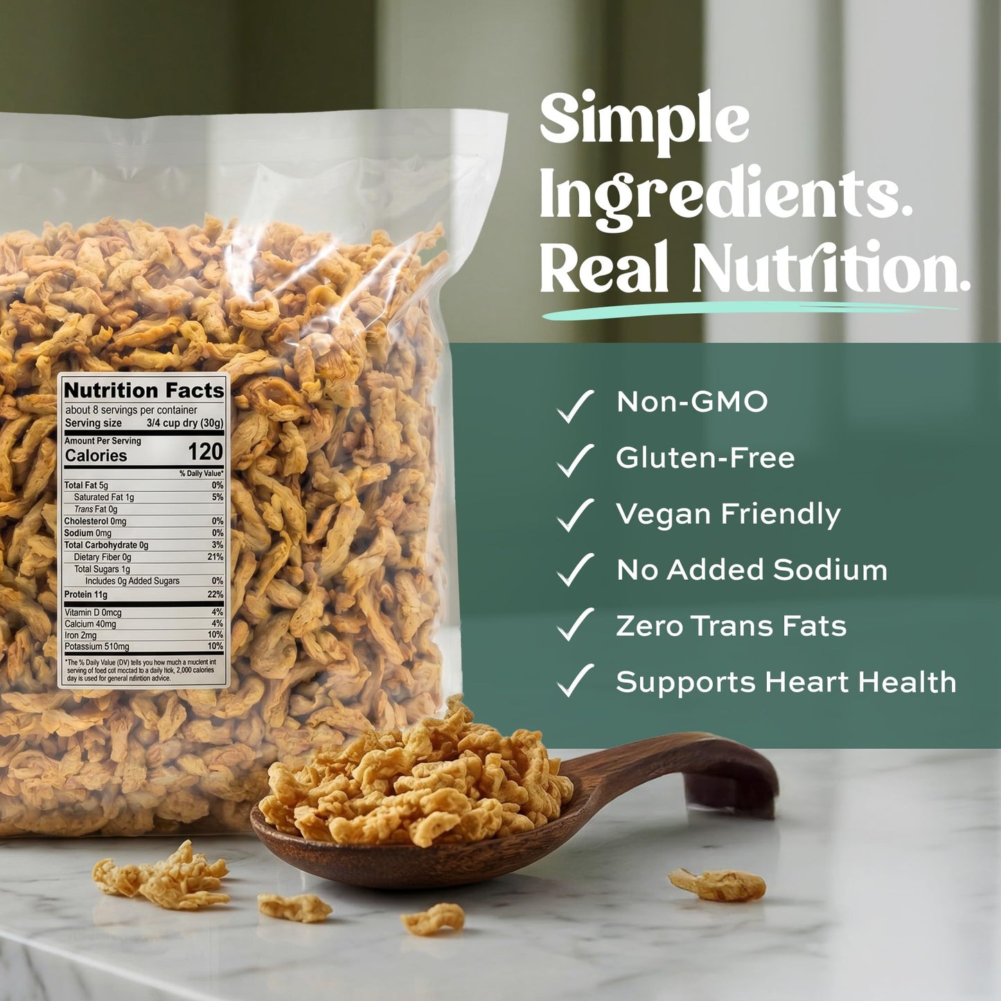 Country Life Natural Foods Soy Curls 3 lb 48