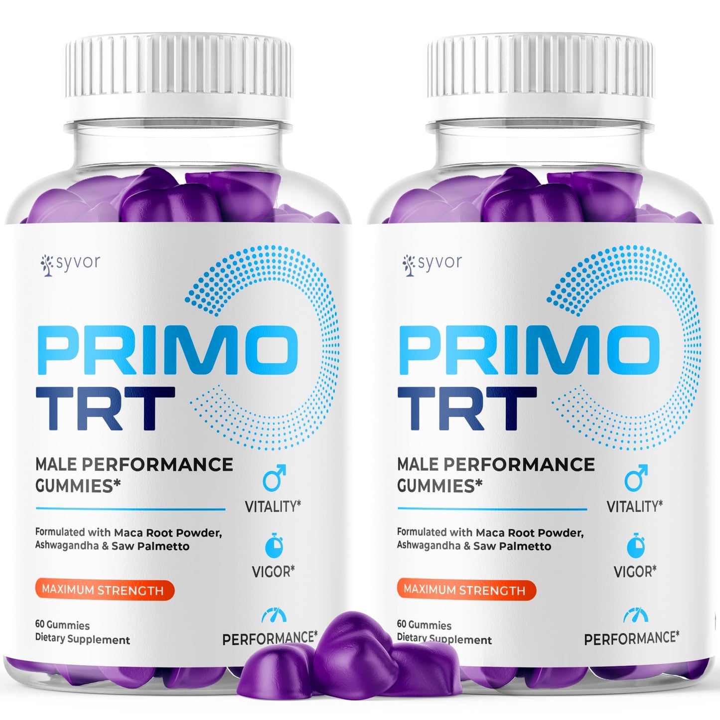 S.O Labs Primo TRT Gummies for Men, 120 Gummies