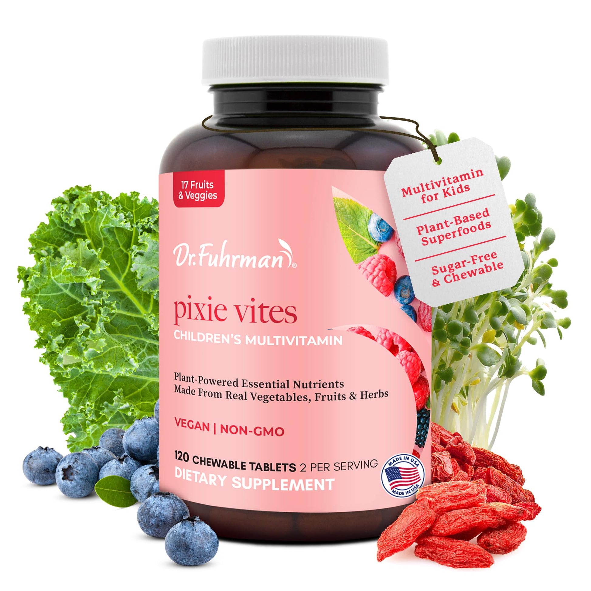 Dr. Fuhrman Pixie Vites Chewable Children's Multivitamin 1 Count