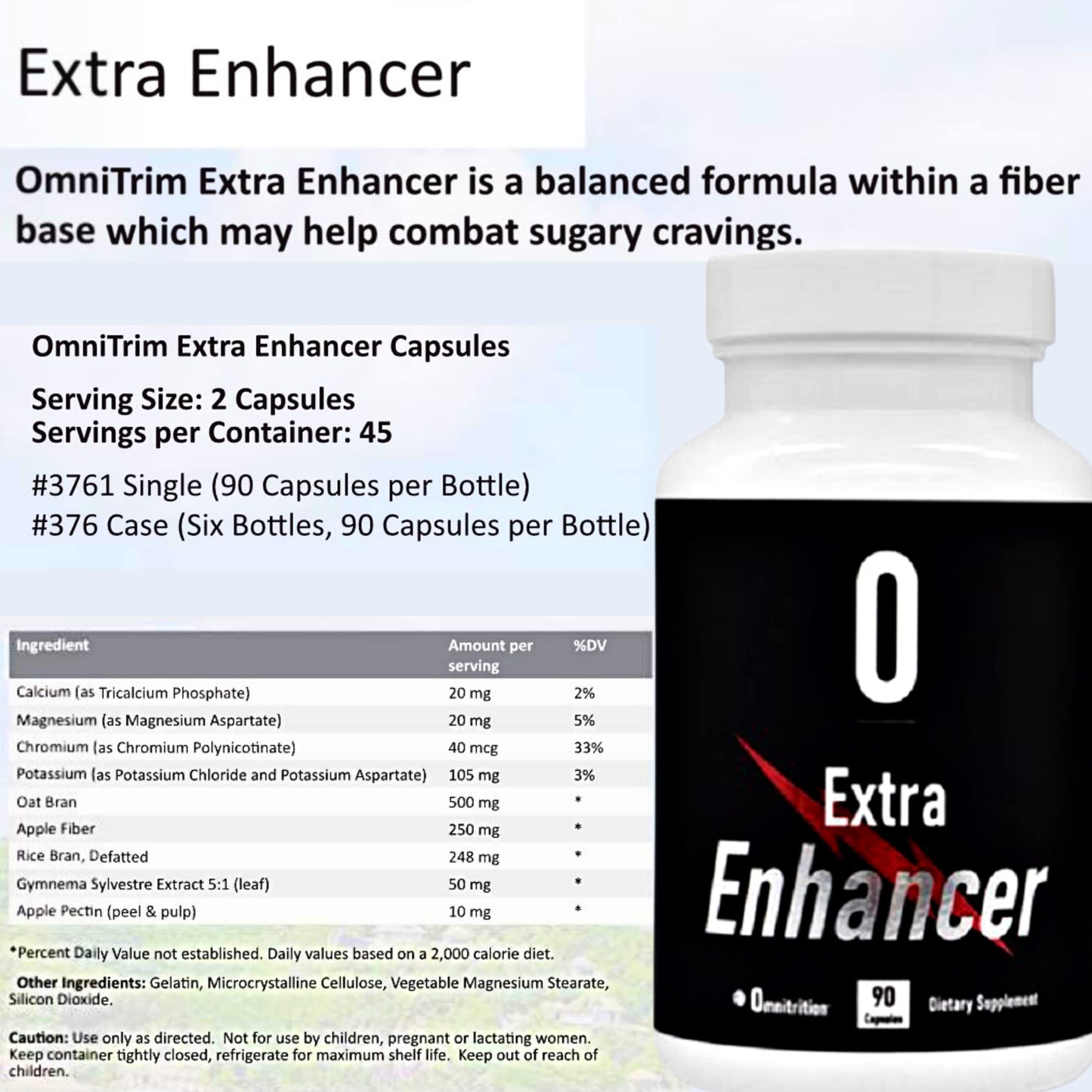 Omnitrition OmniTrim Extra Enhancer Capsule 90 Count