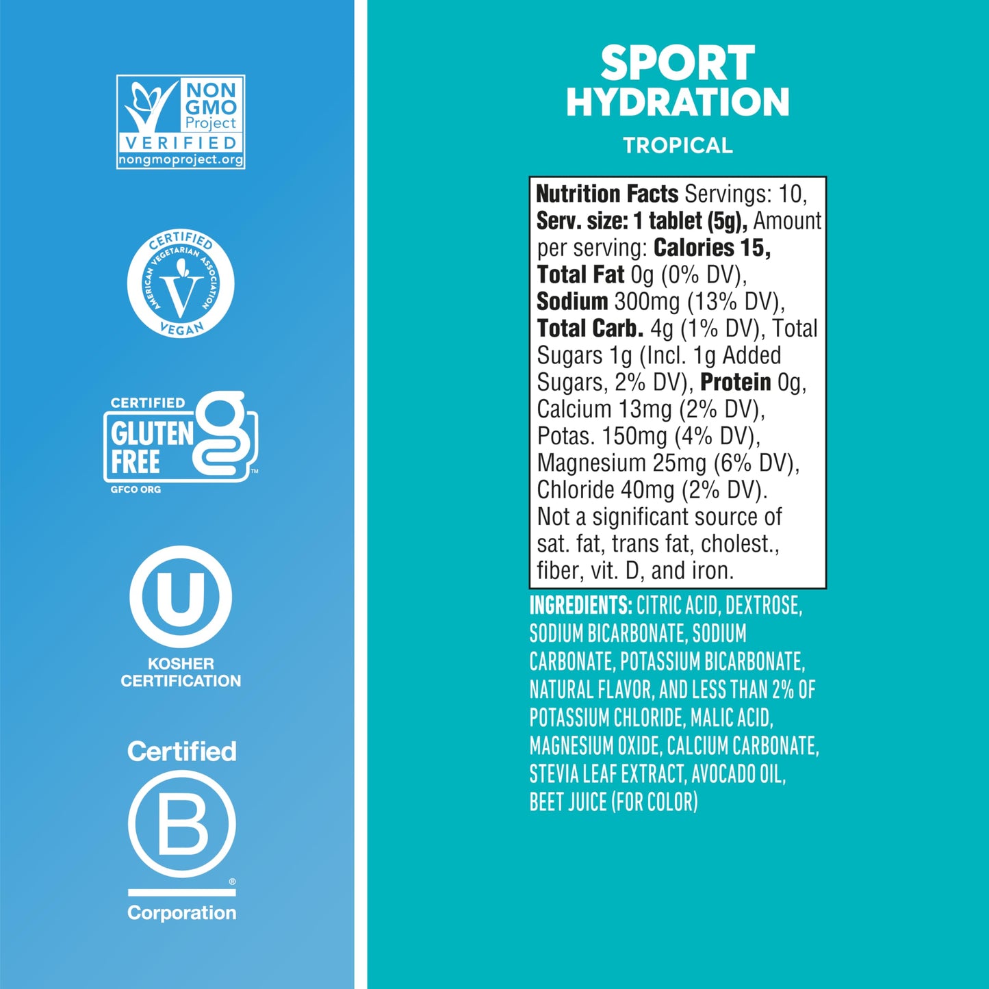 Nuun Sport Electrolyte Tablets 80 Count