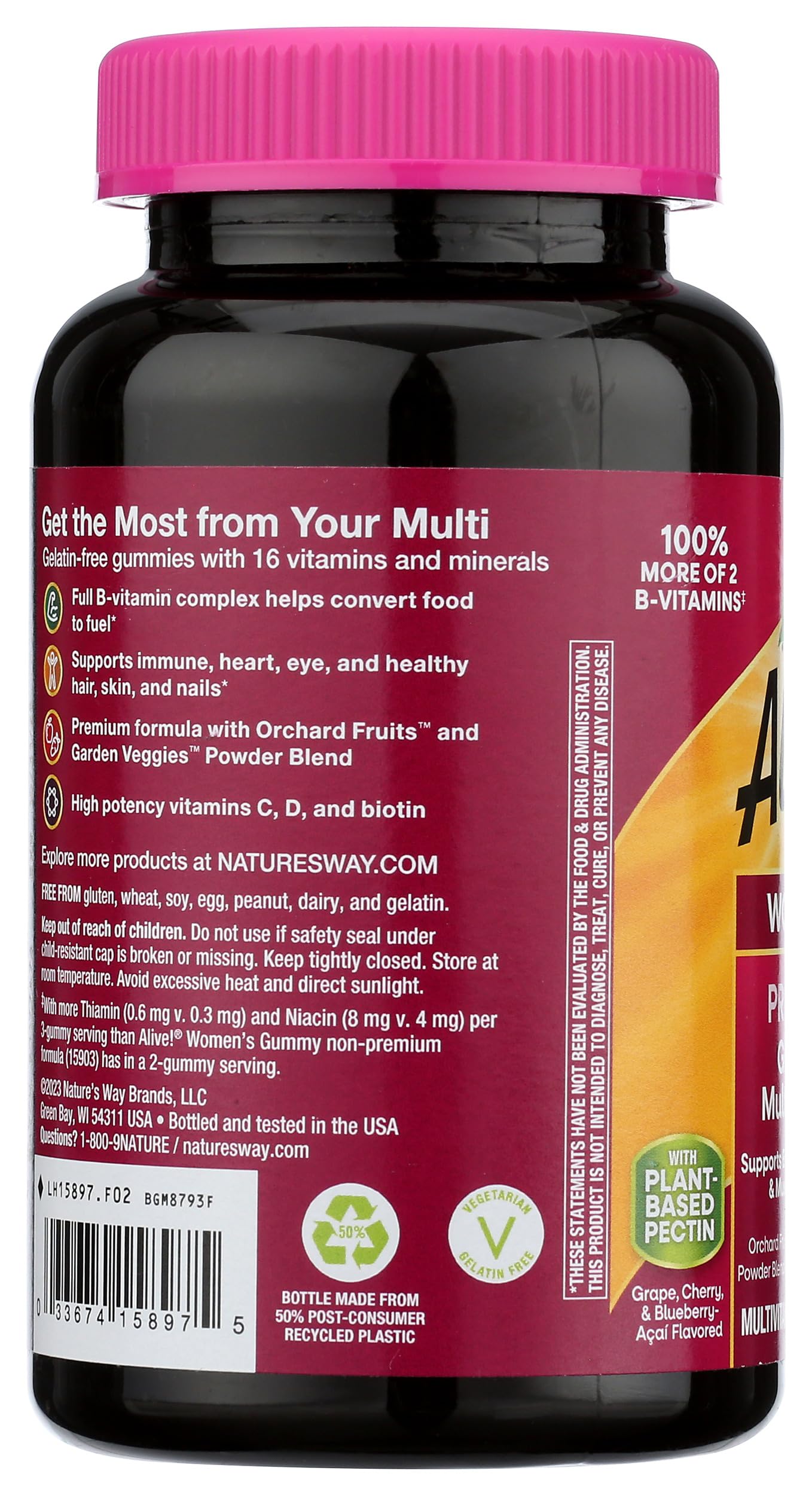 Nature's Way Alive! Women's Vitamin Gummies 75 Count