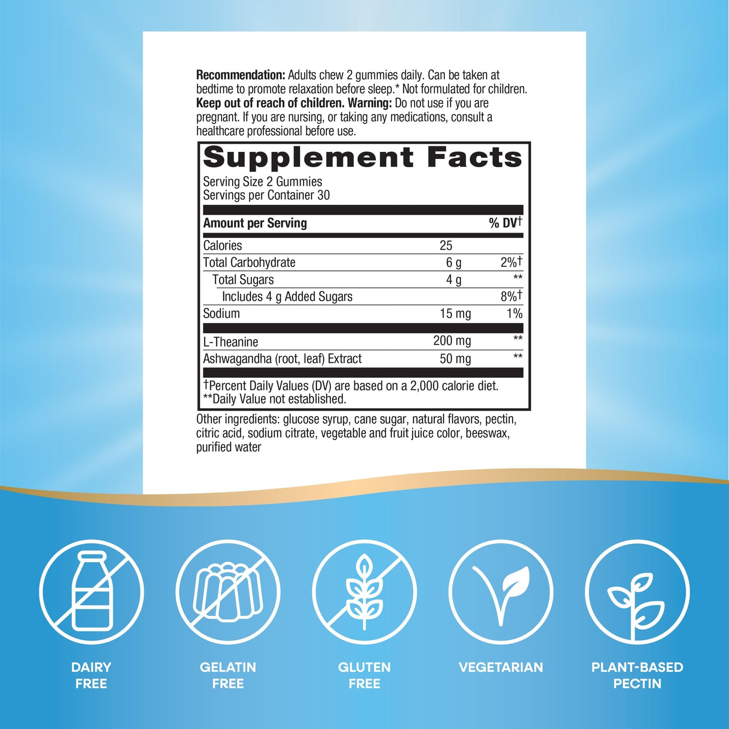 Nature's Way Quick Calm Gummies 60 Gummies