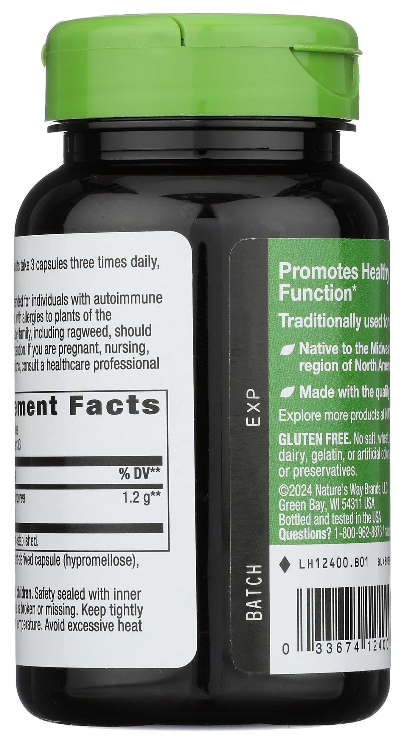 Nature's Way Echinacea Purpurea Herb Capsule 100 Count