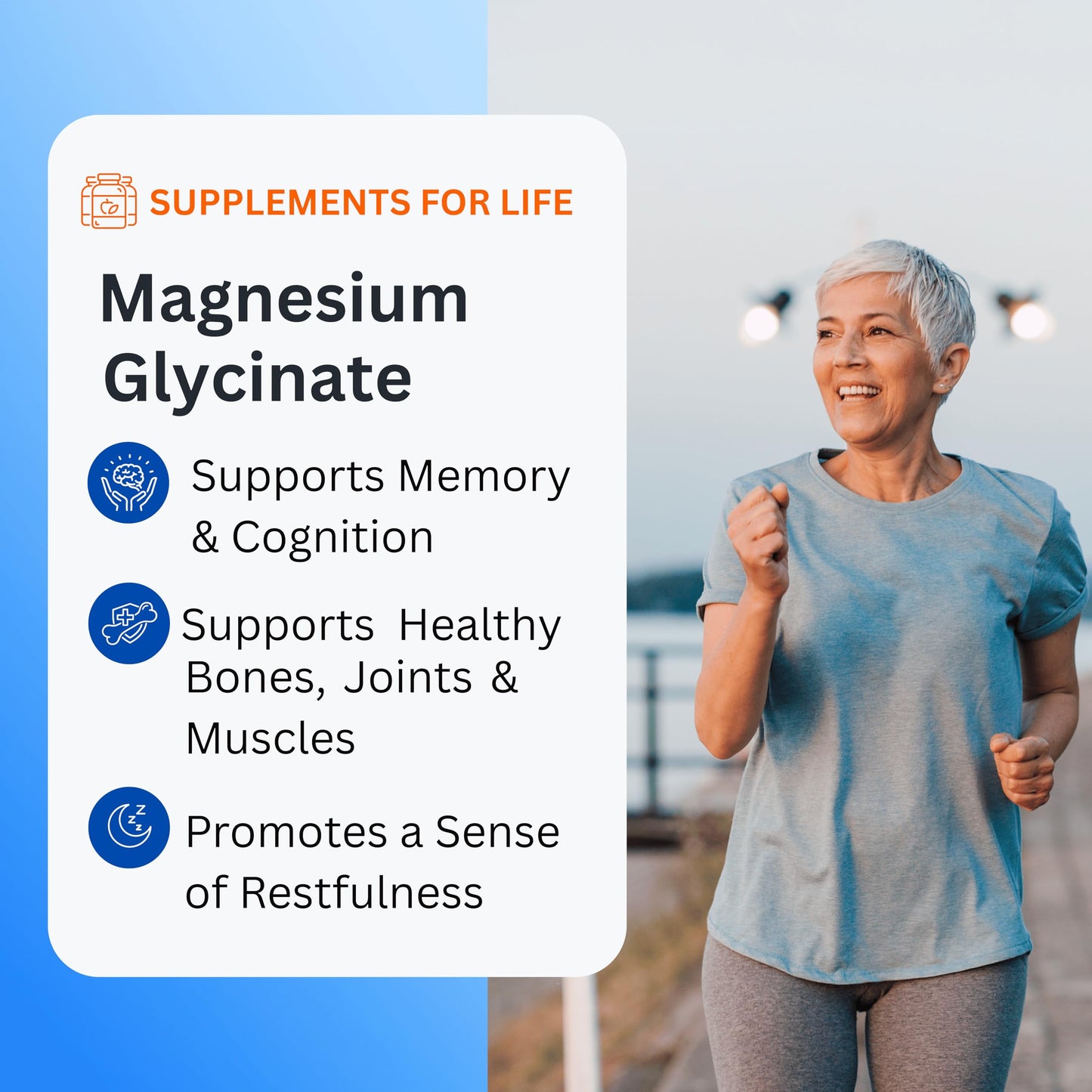 HEALTH BY ME Magnesium Glycinate 400 mg Tablet, 180 Tablets, 2-Pack