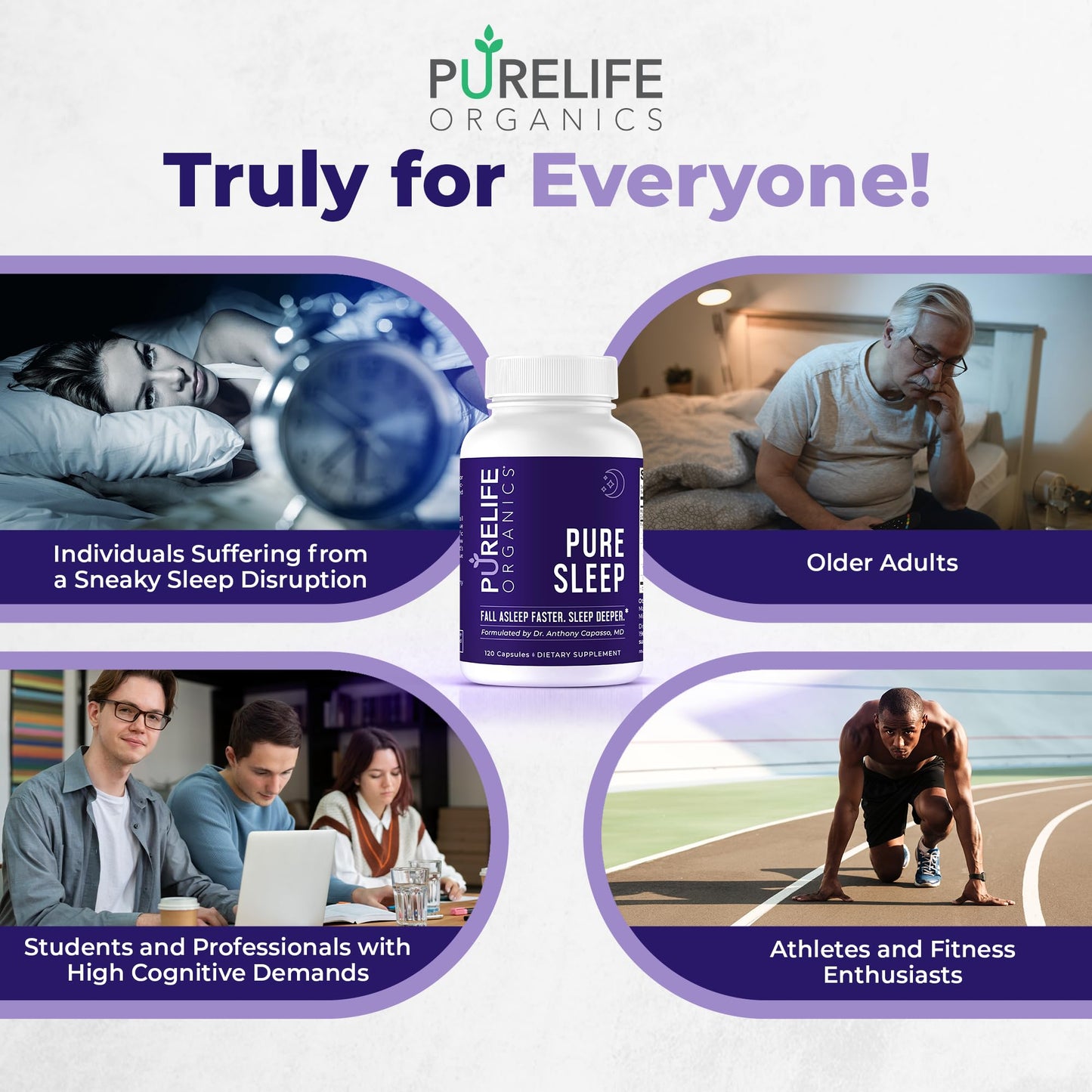 PureLife Organics Pure Sleep 120 Capsules