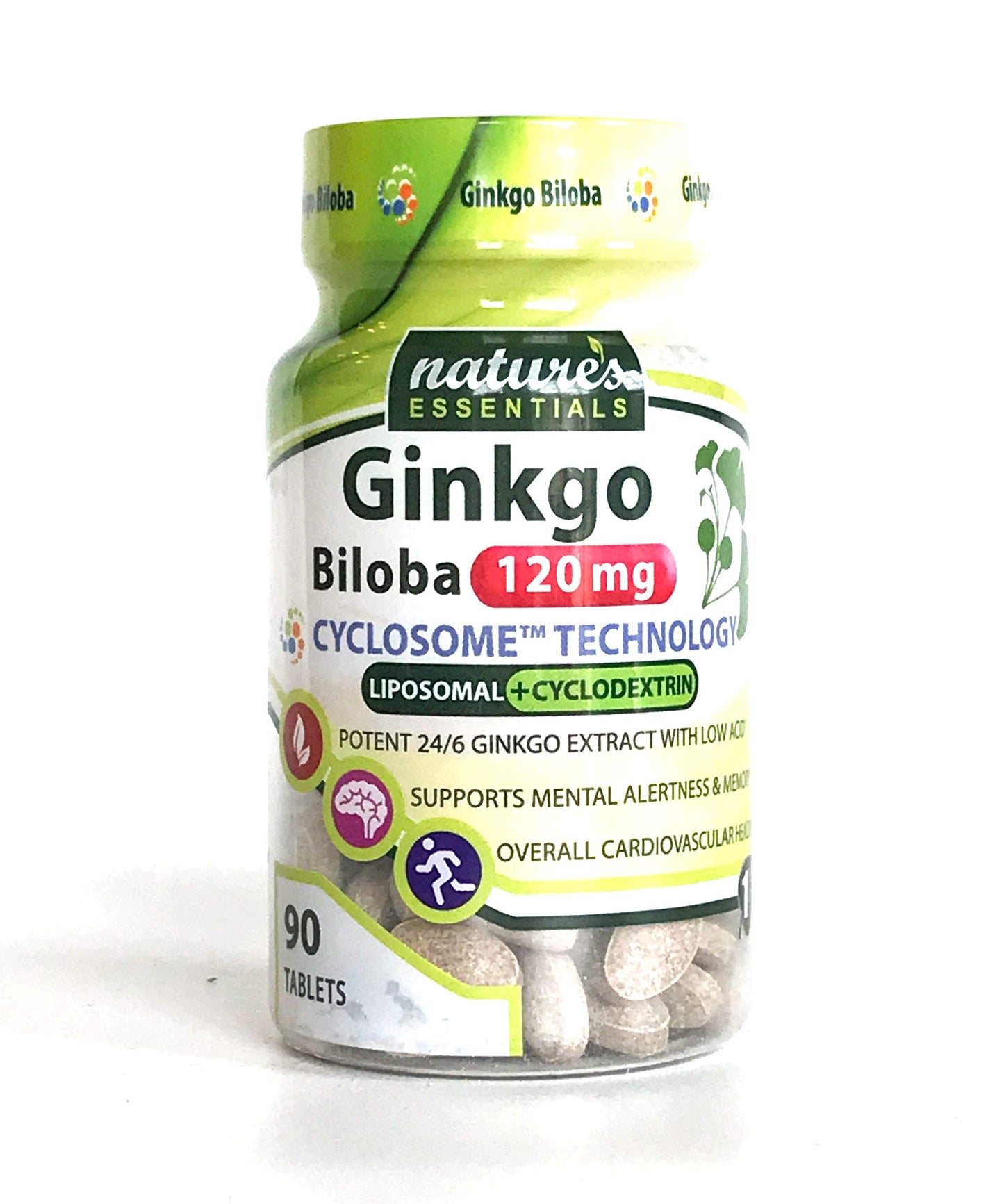 NATURE'S ESSENTIALS Liposomal Ginkgo Biloba Capsule 90 Count