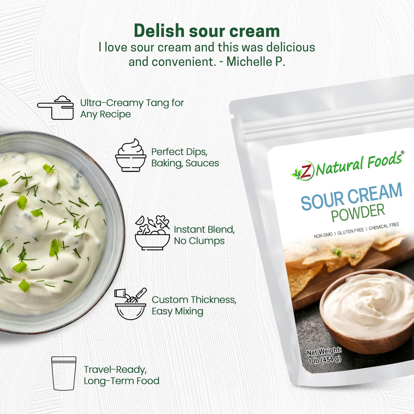 Z Natural Foods Sour Cream Powder Powder 16
