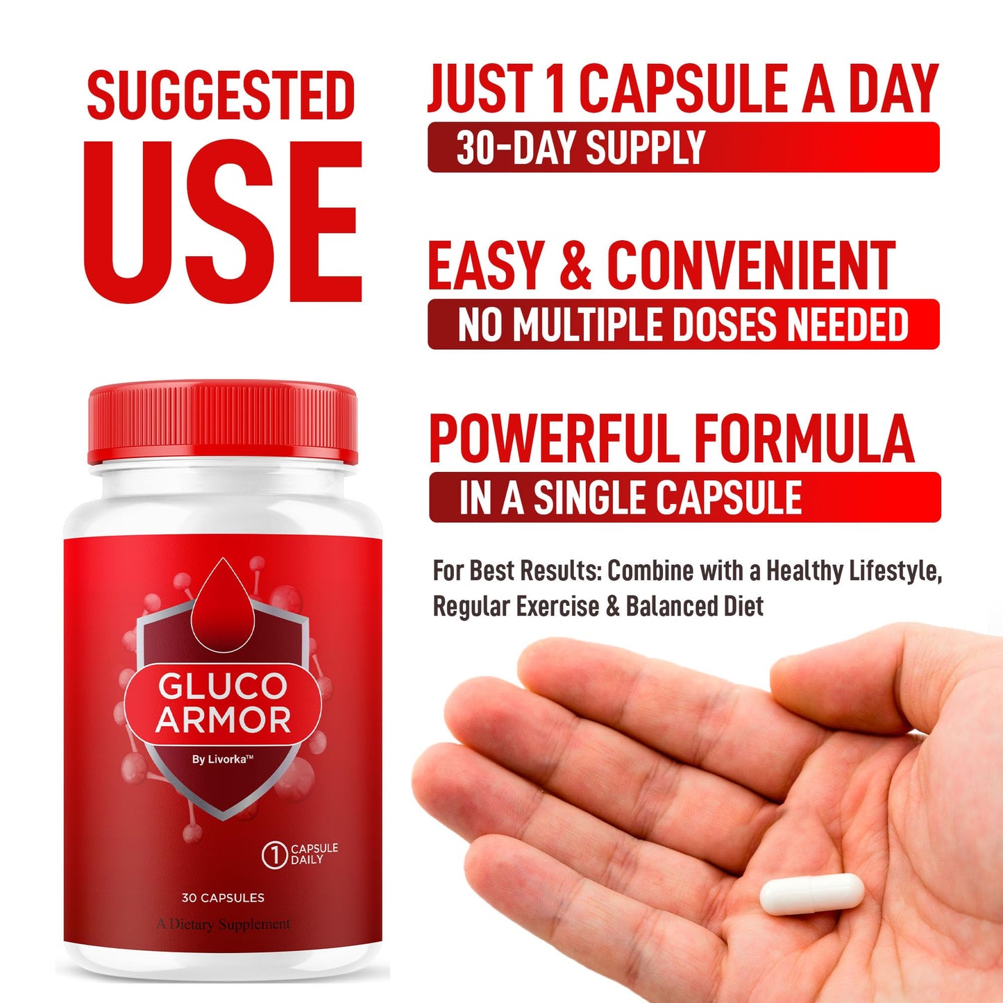 LIVORKA Gluco Armor 90 Capsules