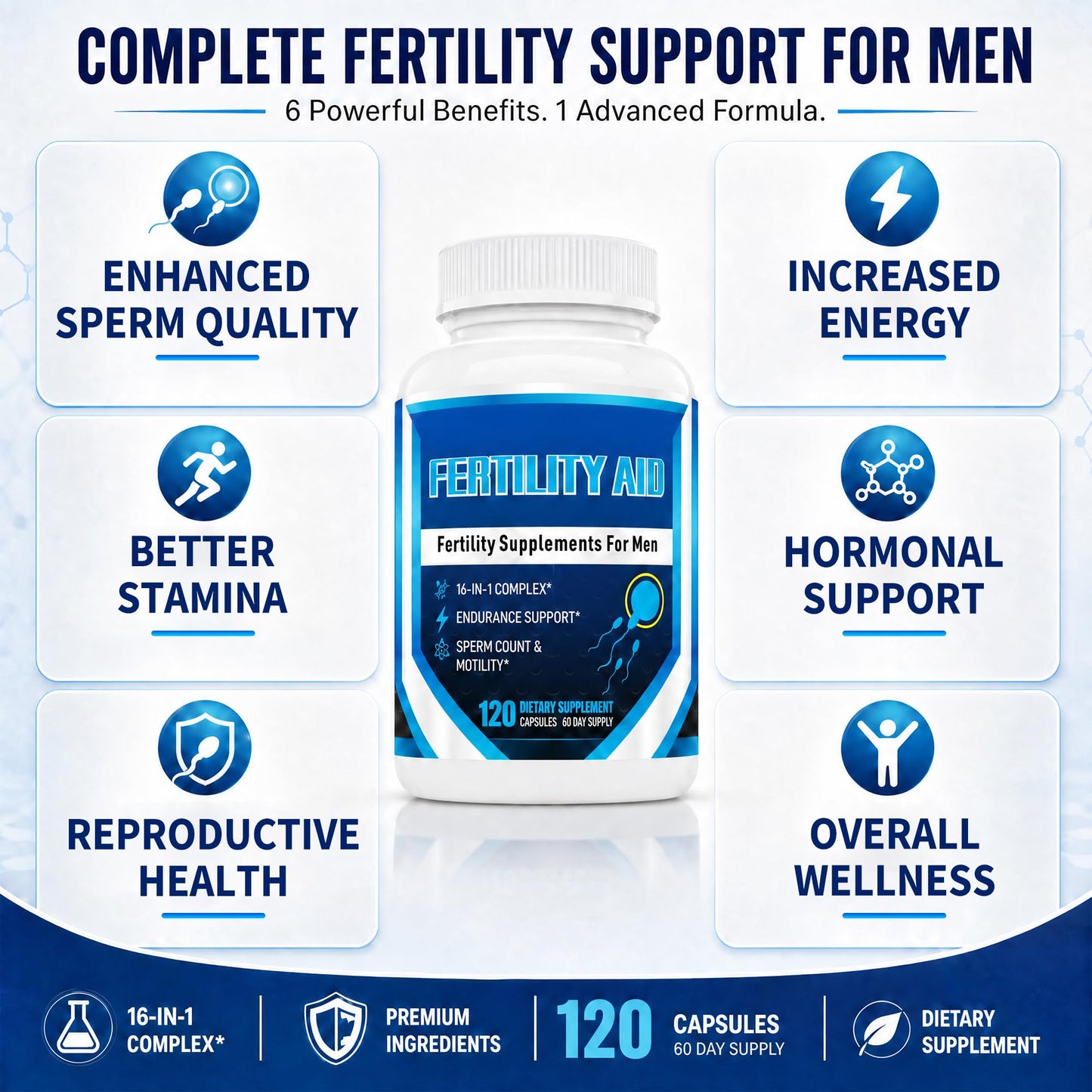 Ulvara Male Fertility Supplements Capsule, 120 Count