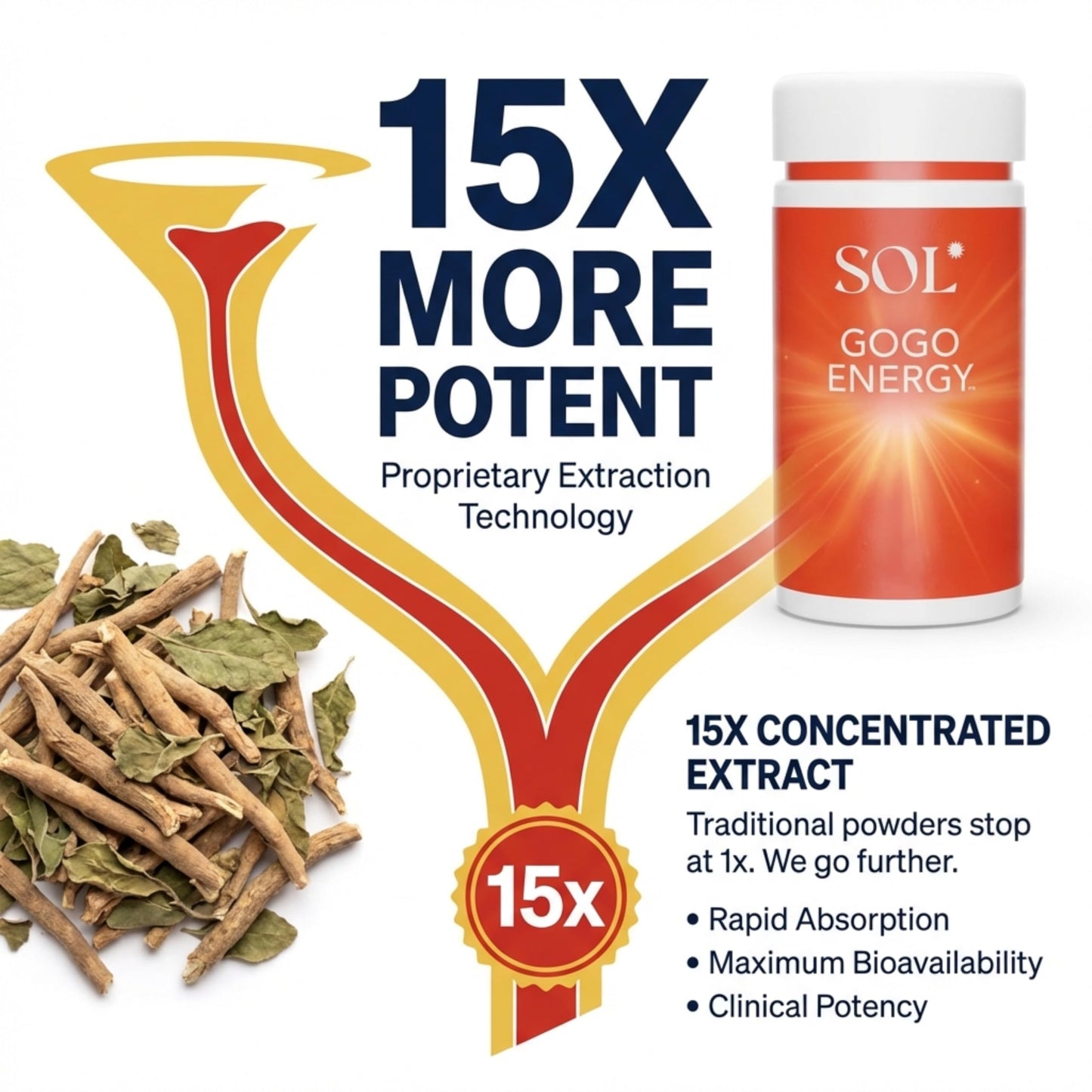 Sol Nutrition GoGo Energy Supplement 60 Capsules