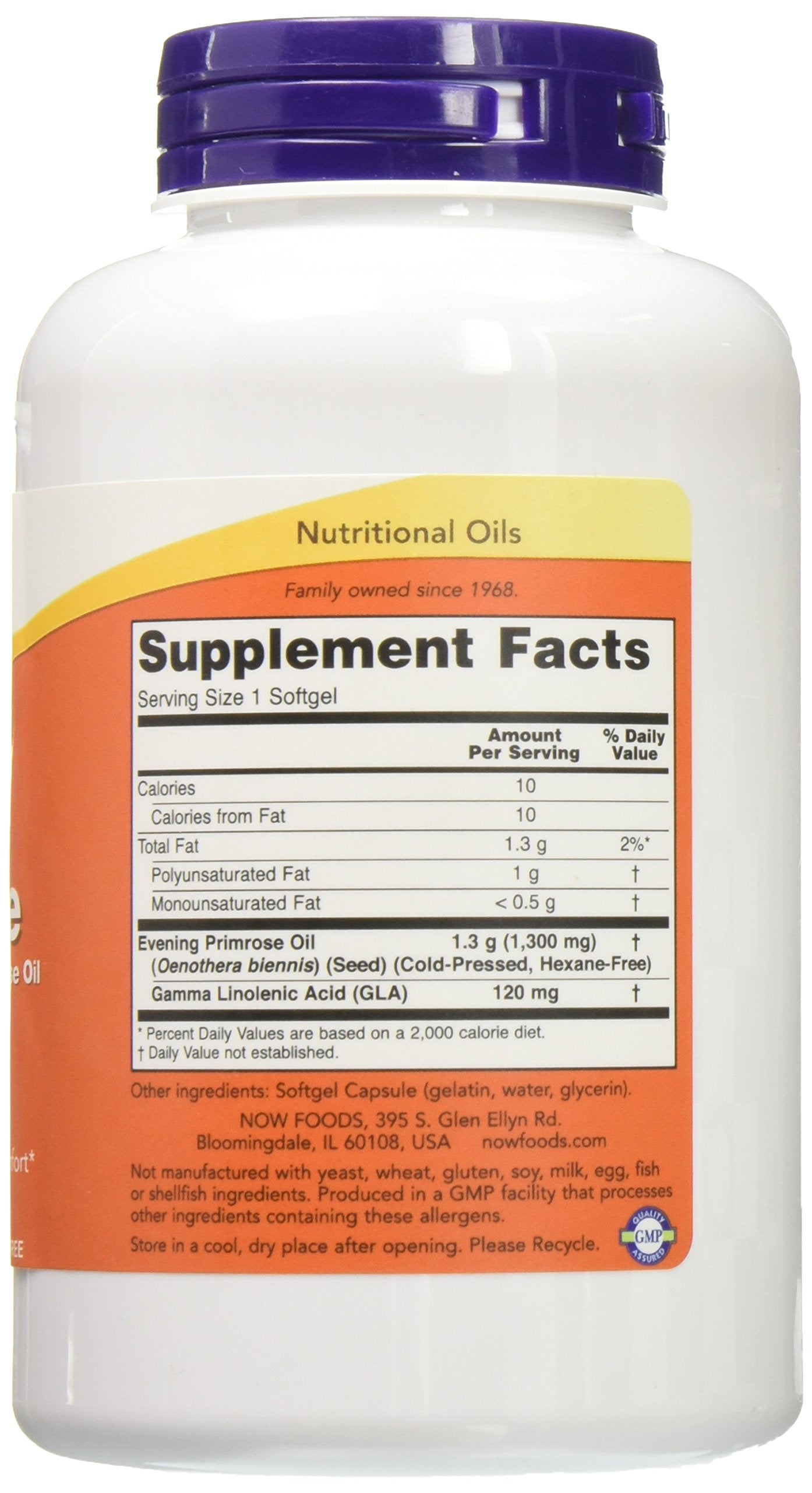 NOW Foods Super Primrose 1300mg Softgels, 240 Softgels