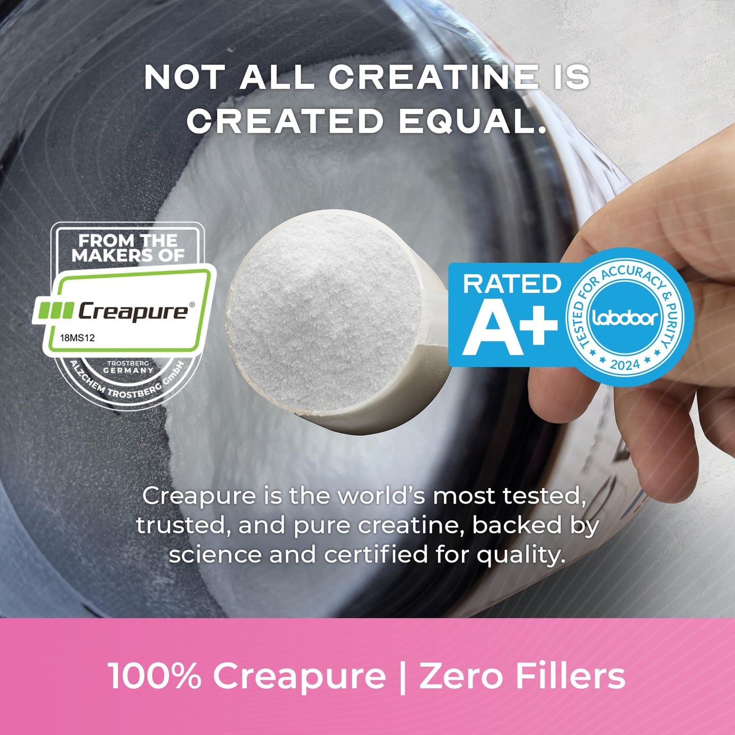 Muscle Feast Creapure Creatine Monohydrate Powder, 300 g