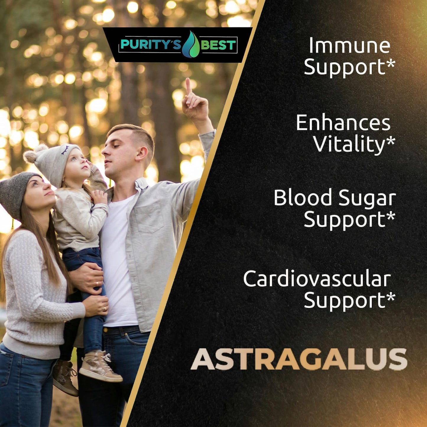 Purity`s Best Astragalus Root Complex Capsules 120 Count