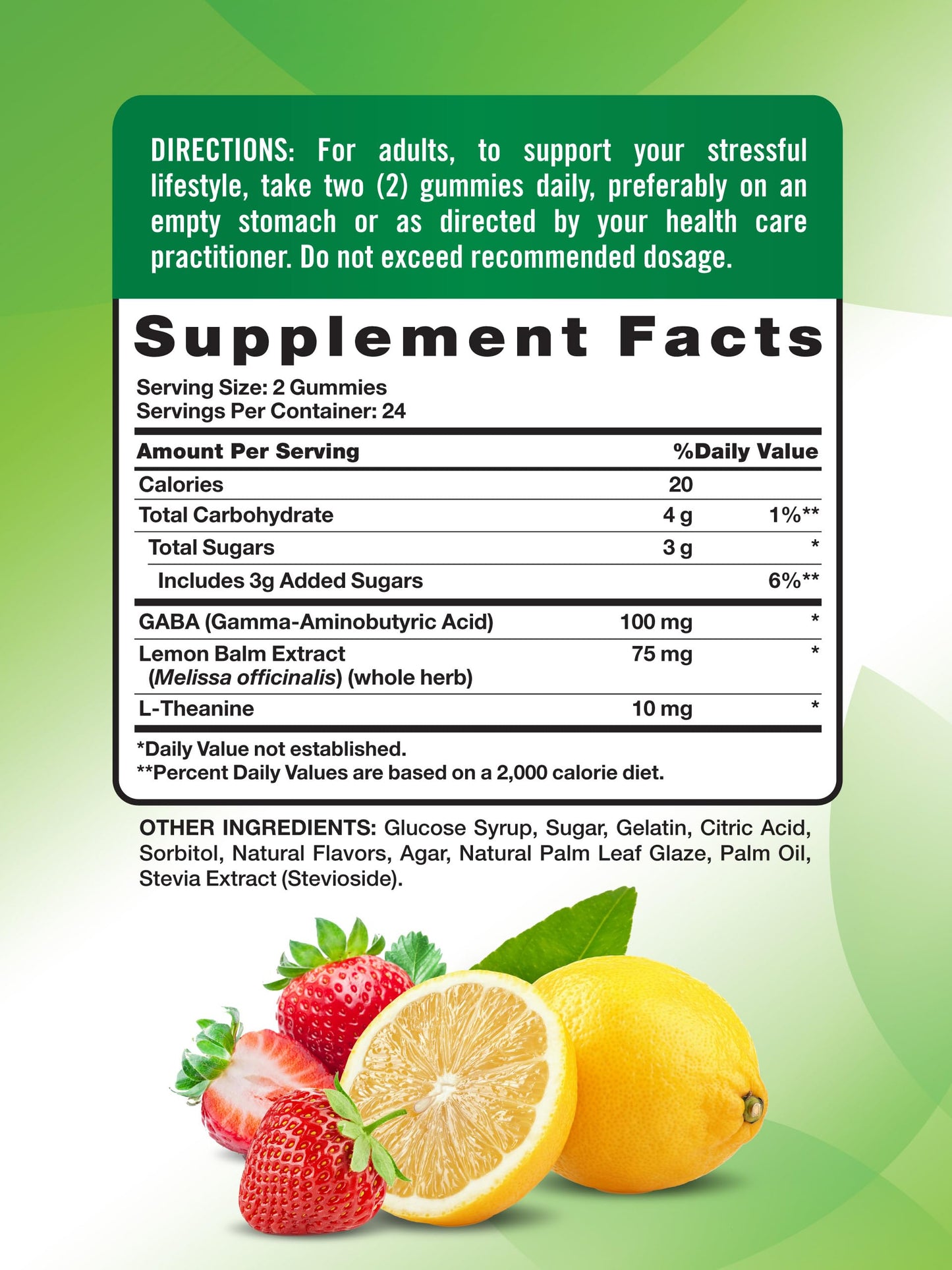 Nature's Truth Stress Relief Gummies for Adults 48 Count