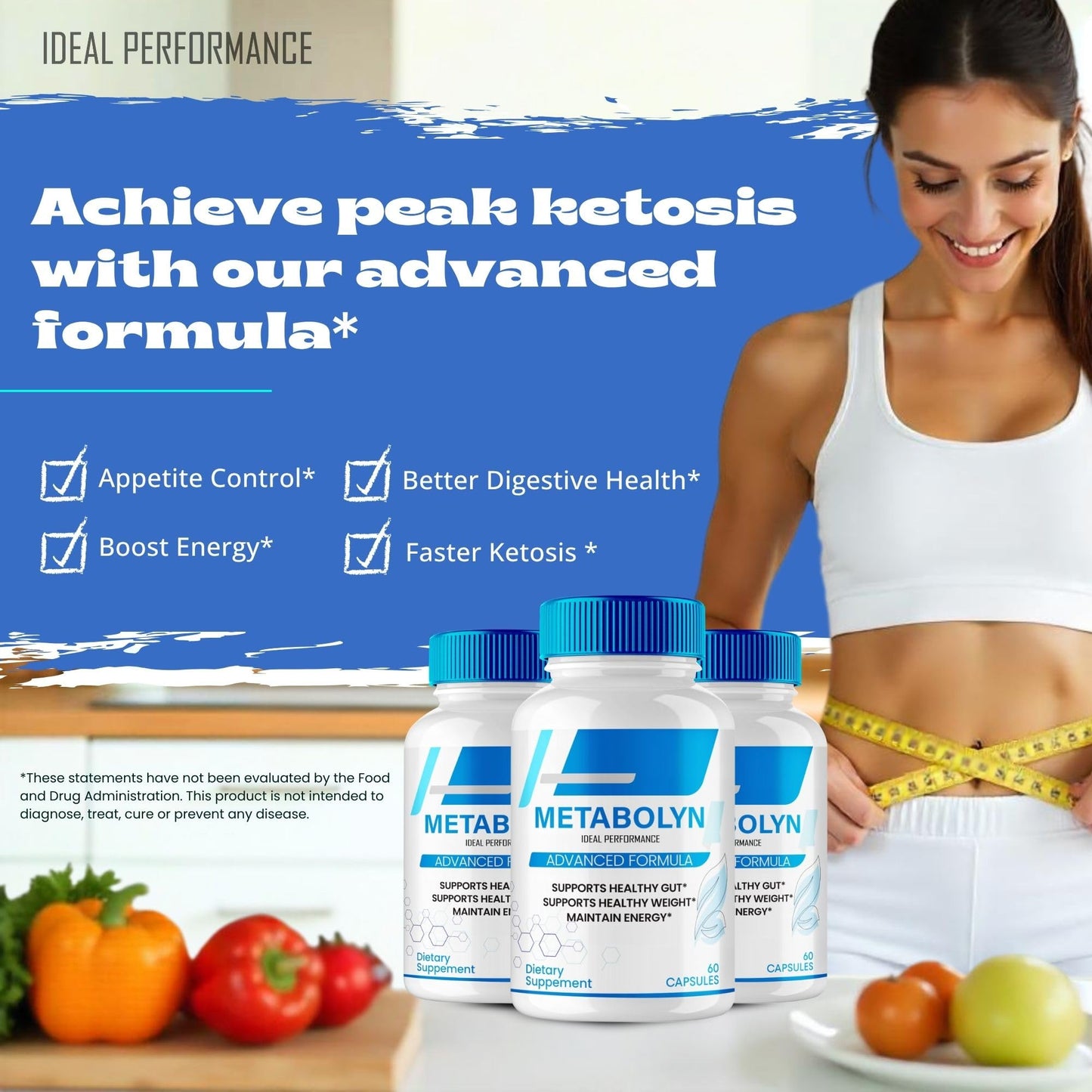Ideal Performance Metabolyn Capsules, 60 Count