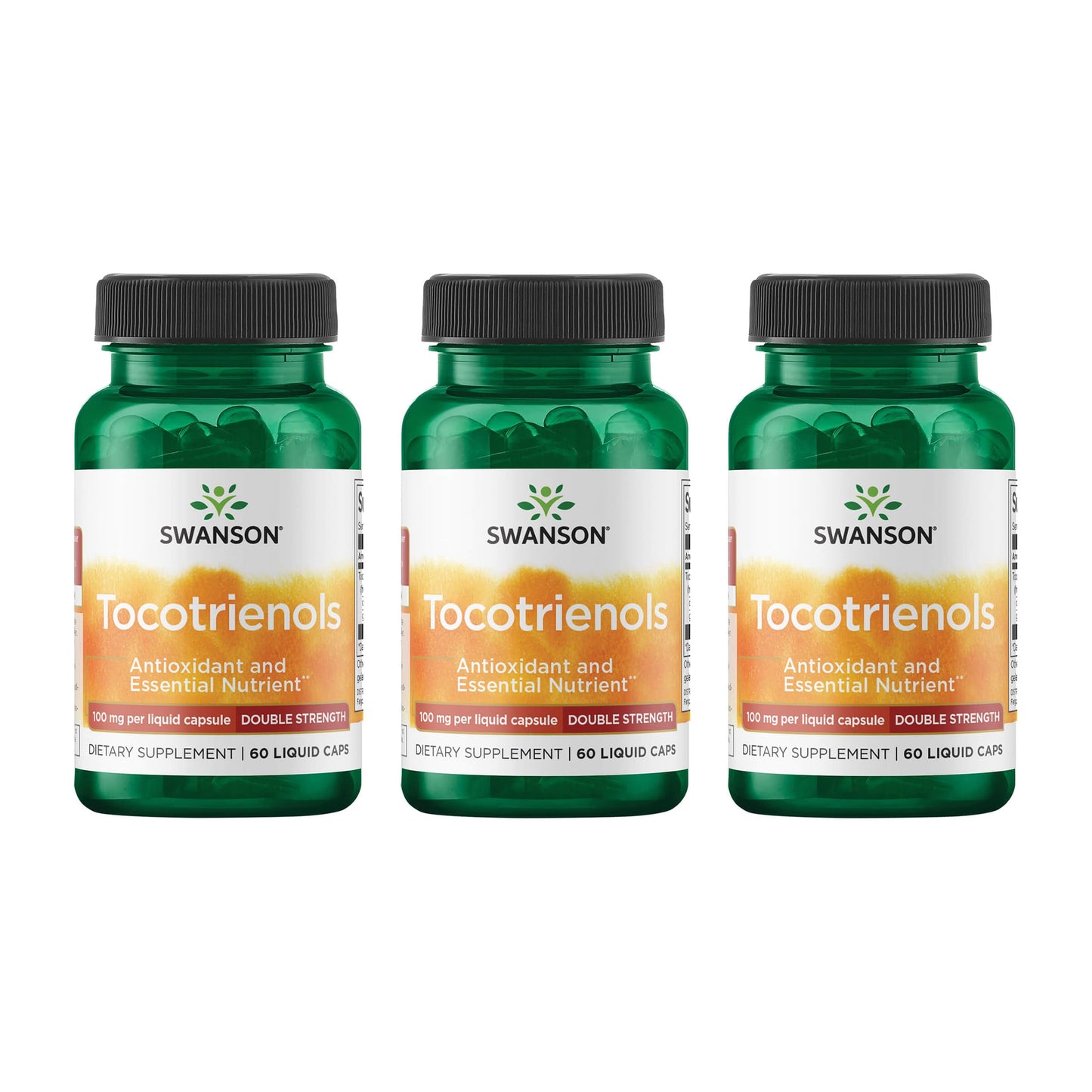 Swanson Double Strength Tocotrienols Antioxidant Supplement for Heart-Health-Conscious Adults with Delta- and Gamma-Tocotrienols Capsules, 60 Count