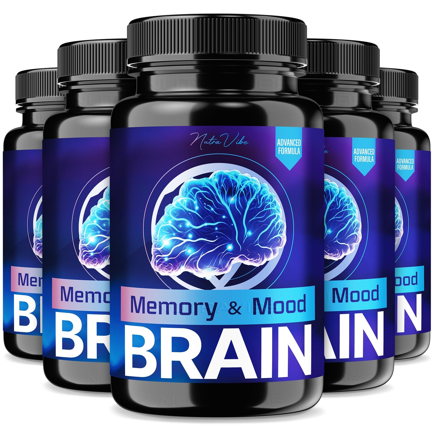 NutraVibe Memory and Mood Brain Capsule 300