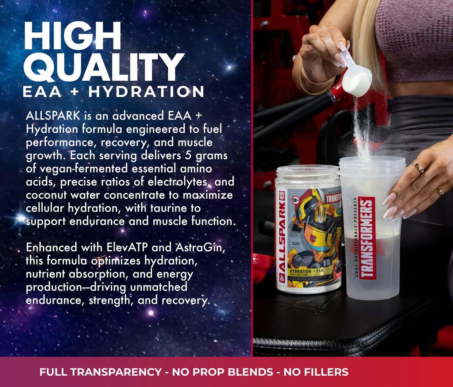 Core Nutritionals Allspark Hydration + EAA Powder 16 Servings