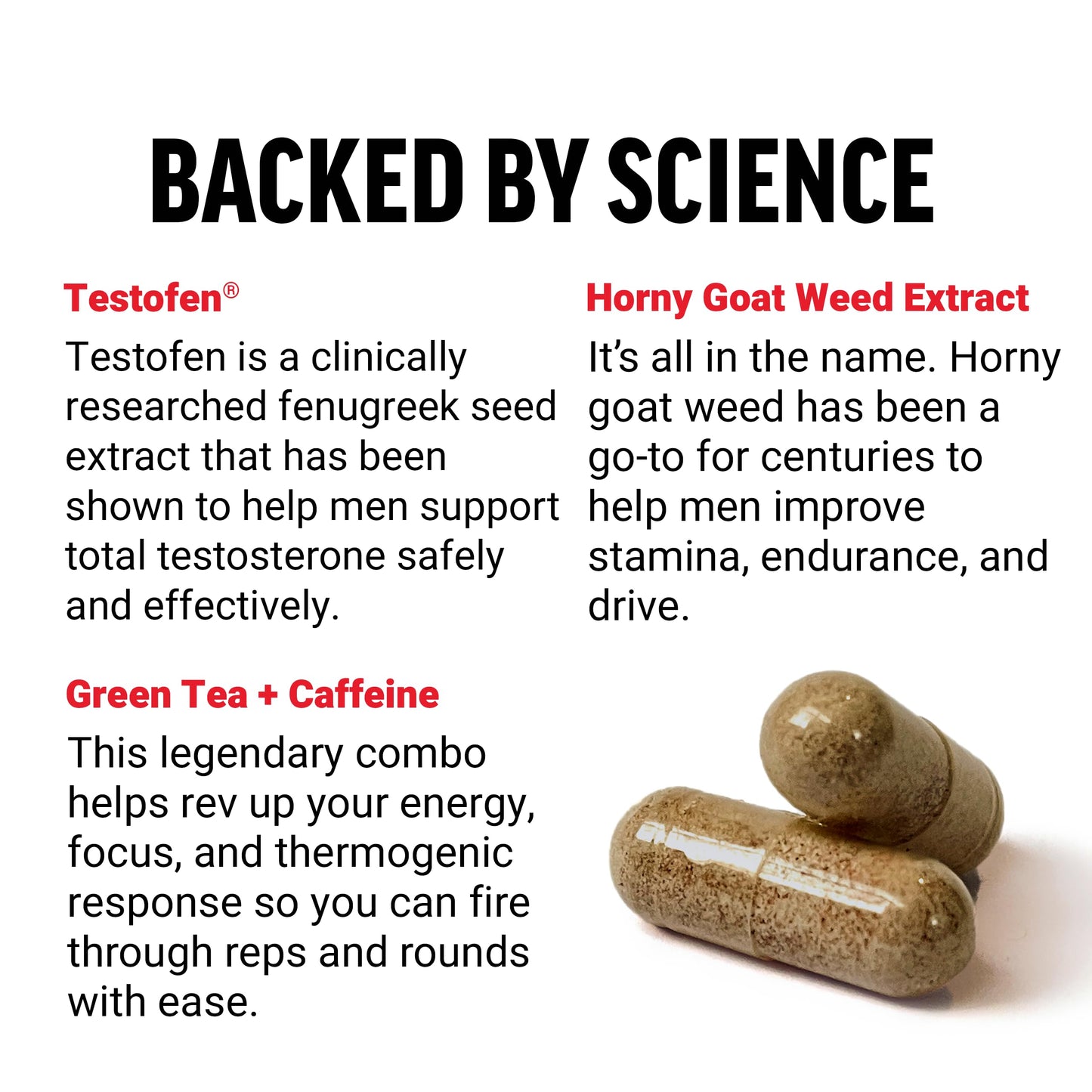 Force Factor Test X180 Ignite Total Testosterone Booster for Men Capsules, 60 Count