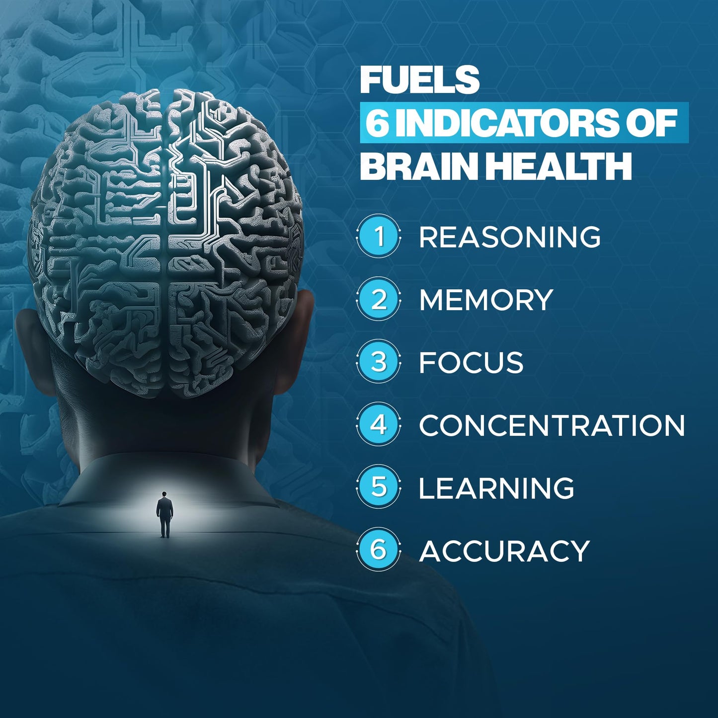 Galactic Supps Space Dust Nootropic Brain Supplement for Memory and Focus Capsule, 60 Count