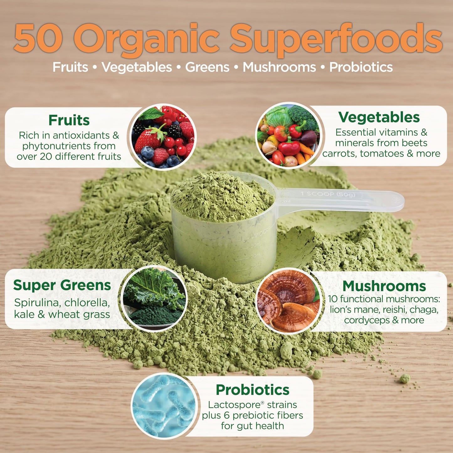 Country Farms Organic Super Greens Powder 10.6 oz
