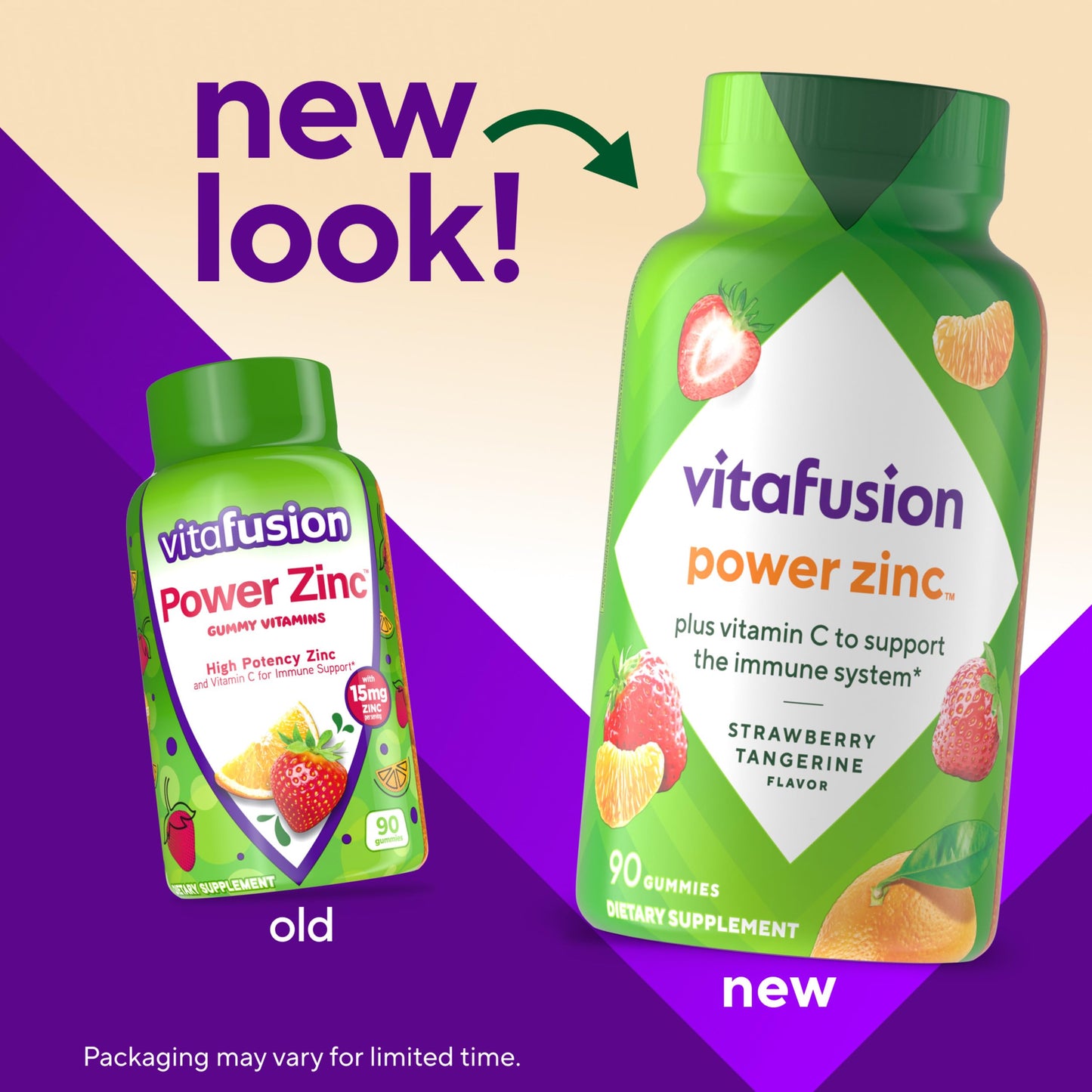 Vitafusion Power Zinc Gummy Vitamins 90 Count