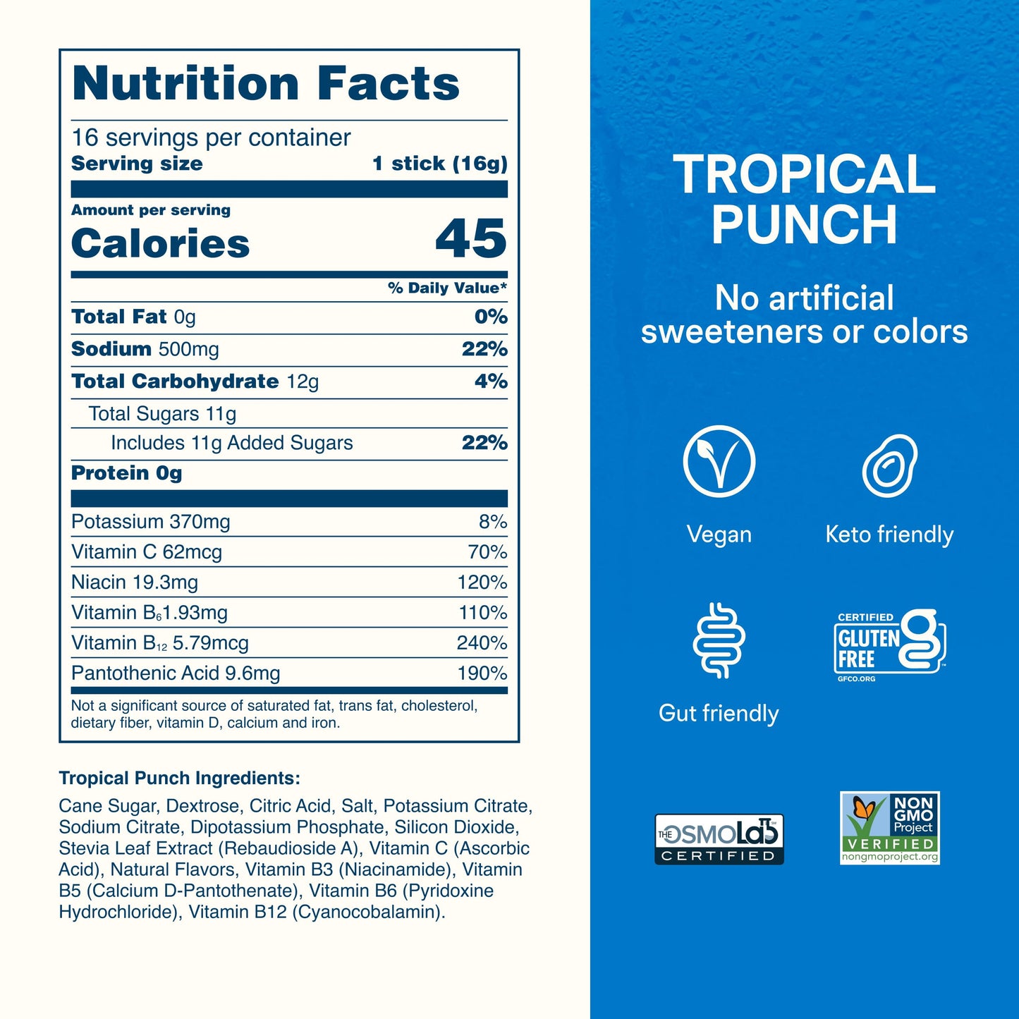 Liquid I.V. Hydration Electrolytes Powder, 16 Count