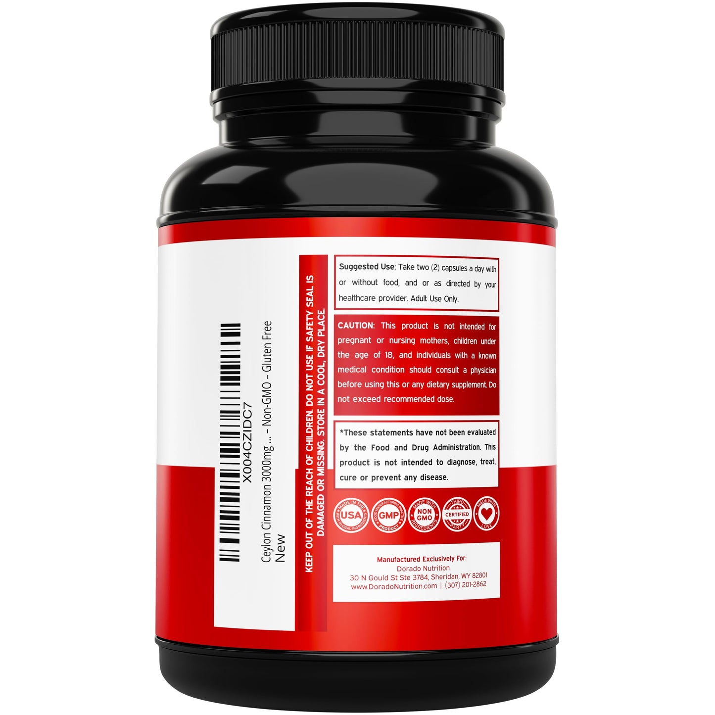 DORADO NUTRITION GLP-1 Supplement 14-in-1 Formula Capsule, 60 Count