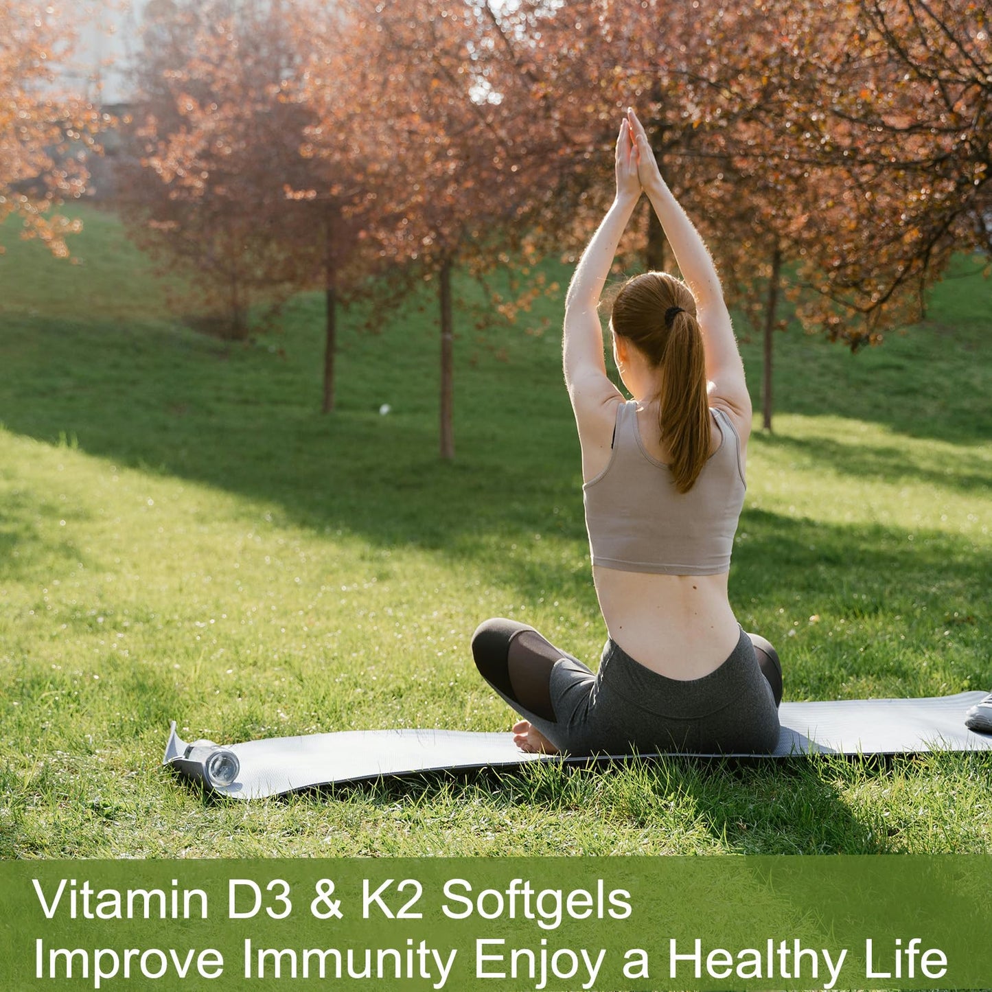 Willbin Vitamin D3 10000 IU Plus K2 (MK-7) 200 mcg Softgels, 300 Count