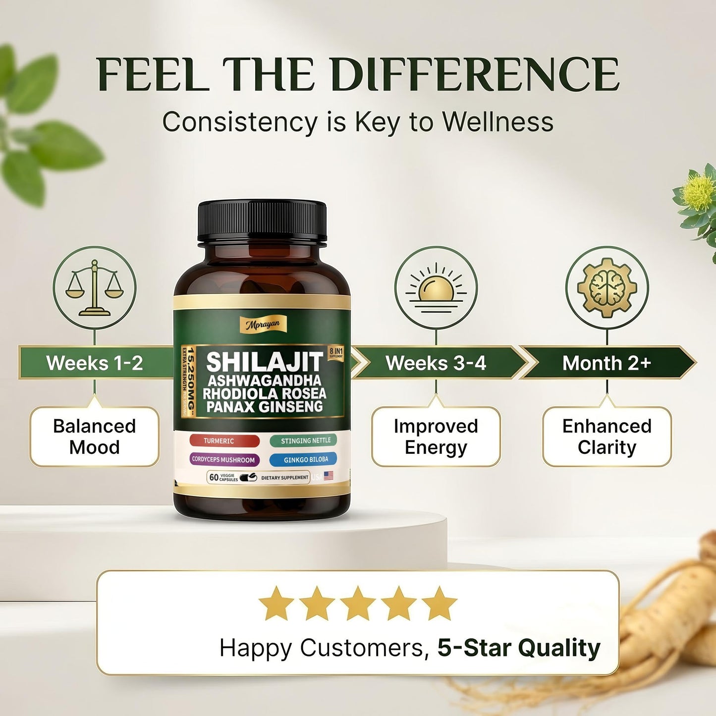 MPRAYAN Ashwagandha 60 Capsules
