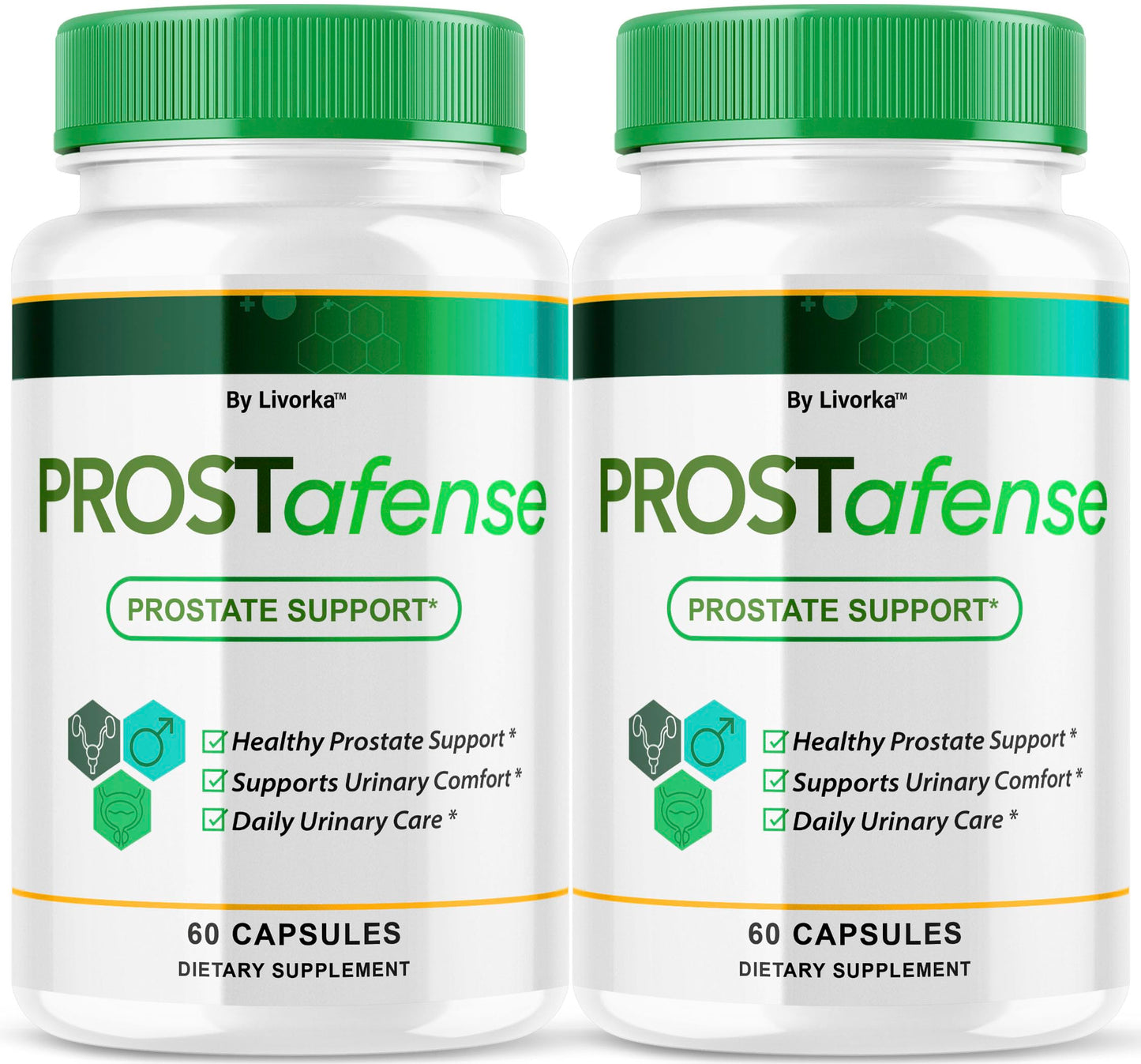 LIVORKA Prostafense Health Supplements for Men, 120 Capsules