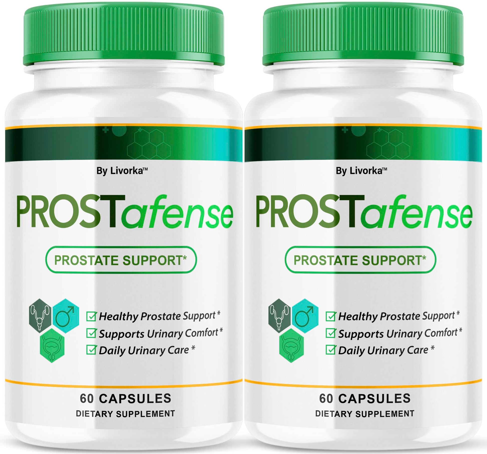 LIVORKA Prostafense Health Supplements for Men, 120 Capsules